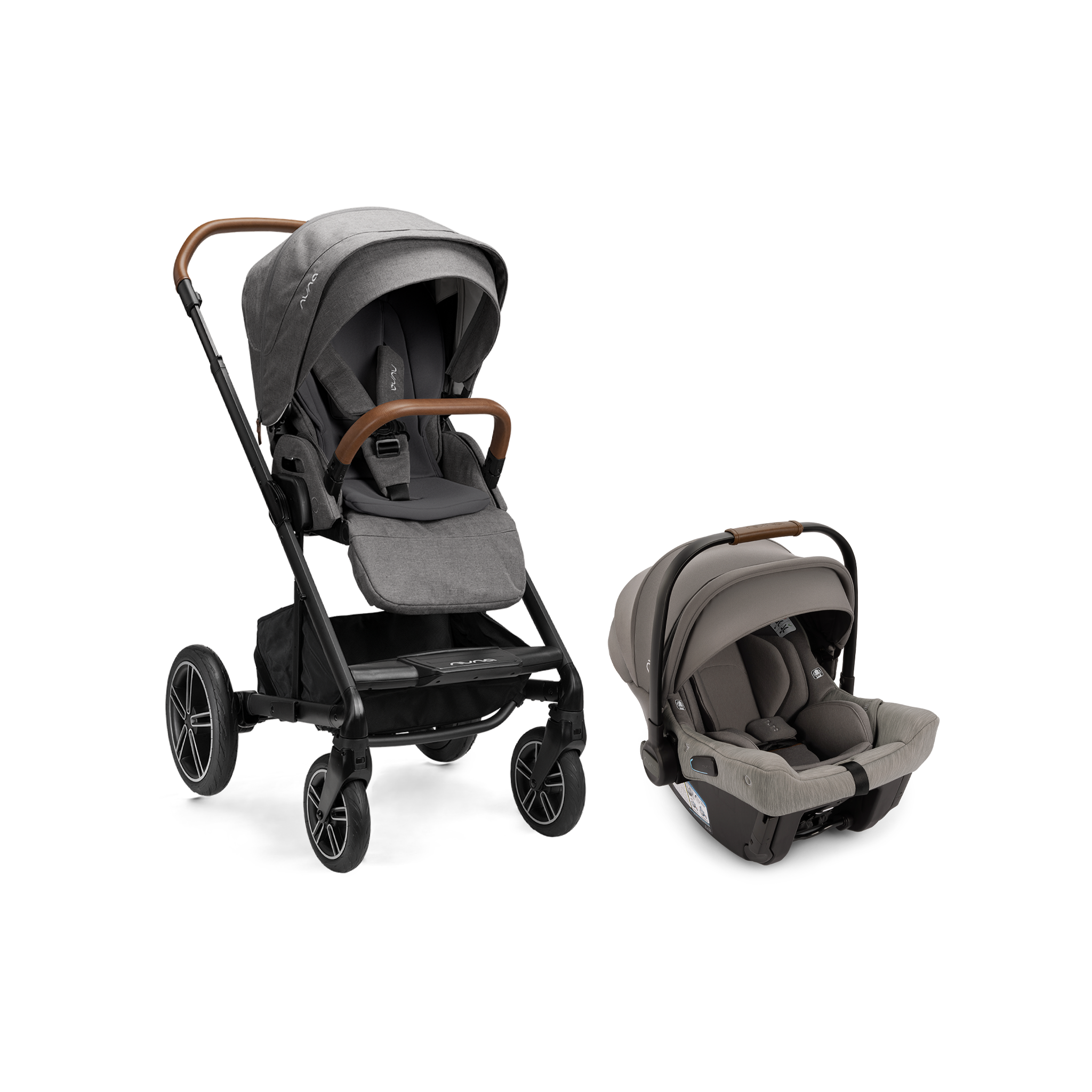 mixx™ next + pipa™ urbn Travel System in Caviar - Tots to Teens Furniture