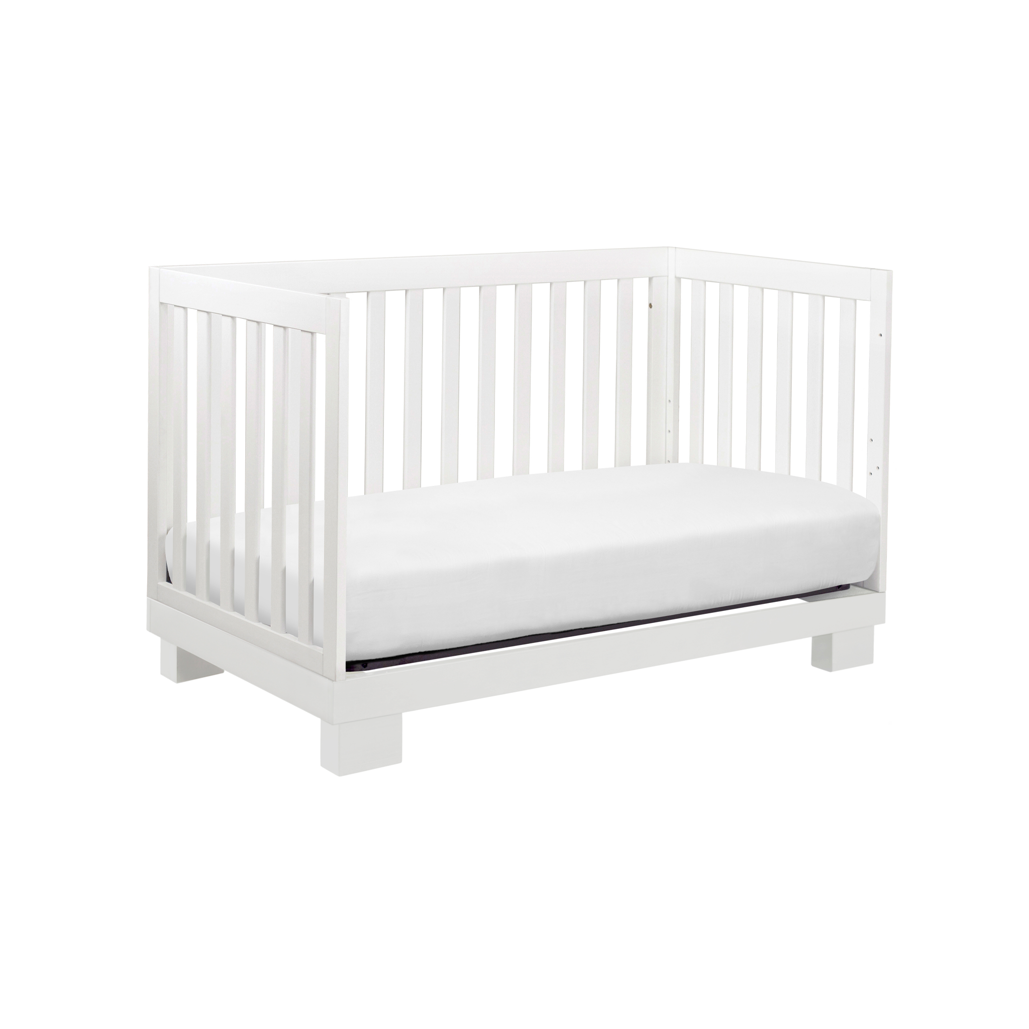Modo 3-in-1 Convertible Crib with Toddler Bed Conversion Kit - Tots to Teens Furniture