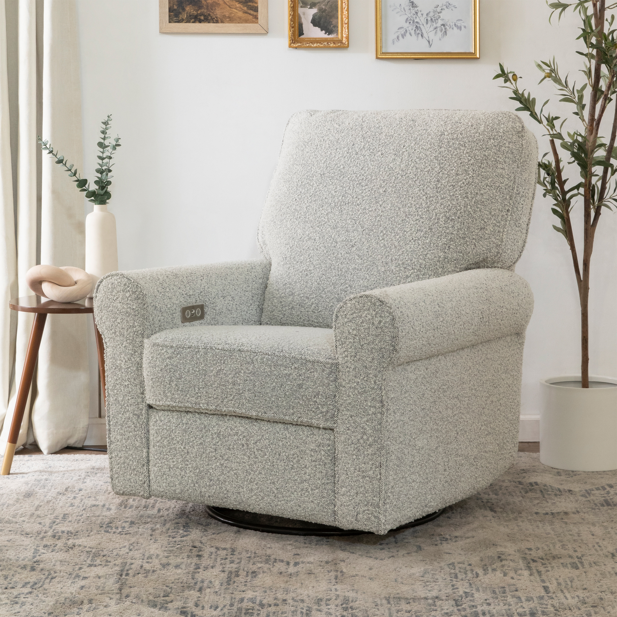 Monogram Monroe Power Recliner and Swivel Glider - Tots to Teens Furniture
