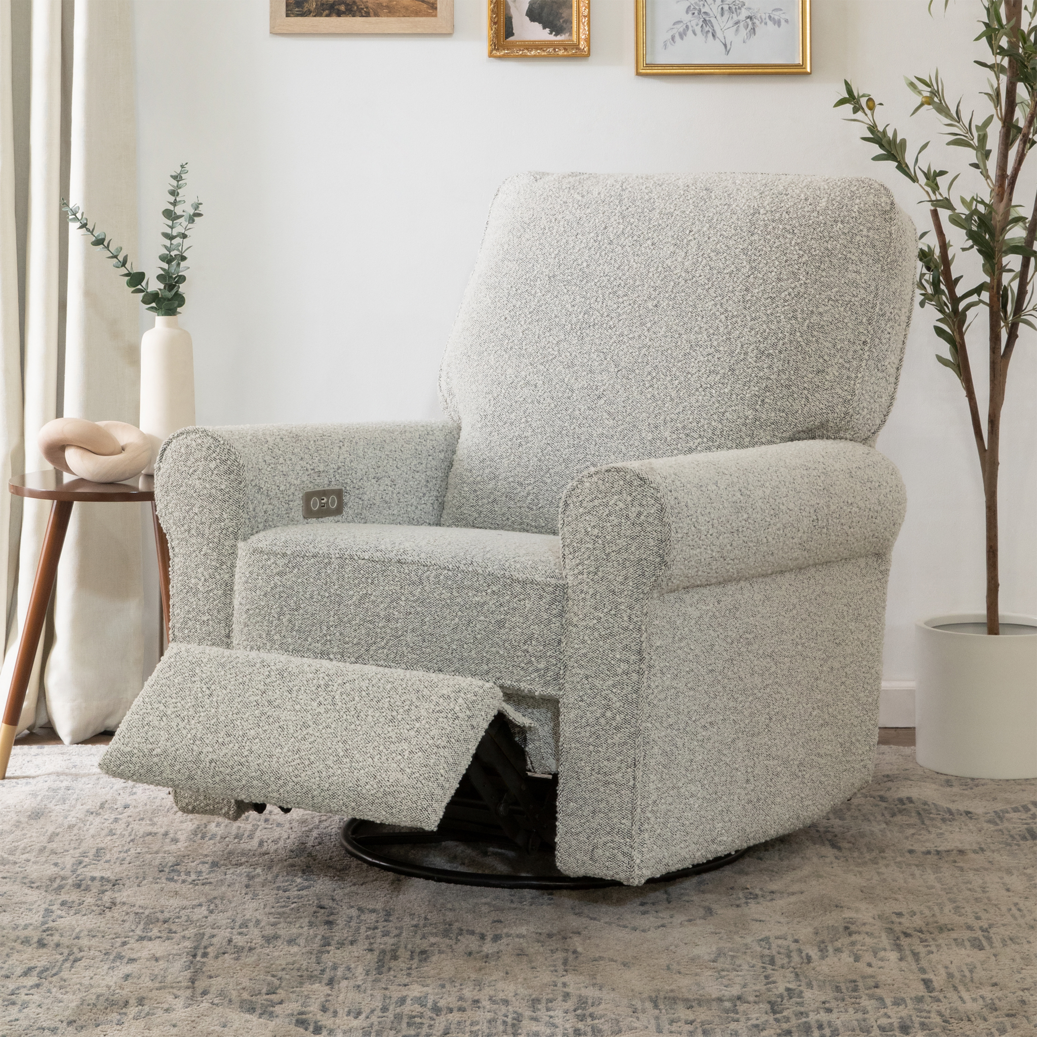 Monogram Monroe Power Recliner and Swivel Glider - Tots to Teens Furniture