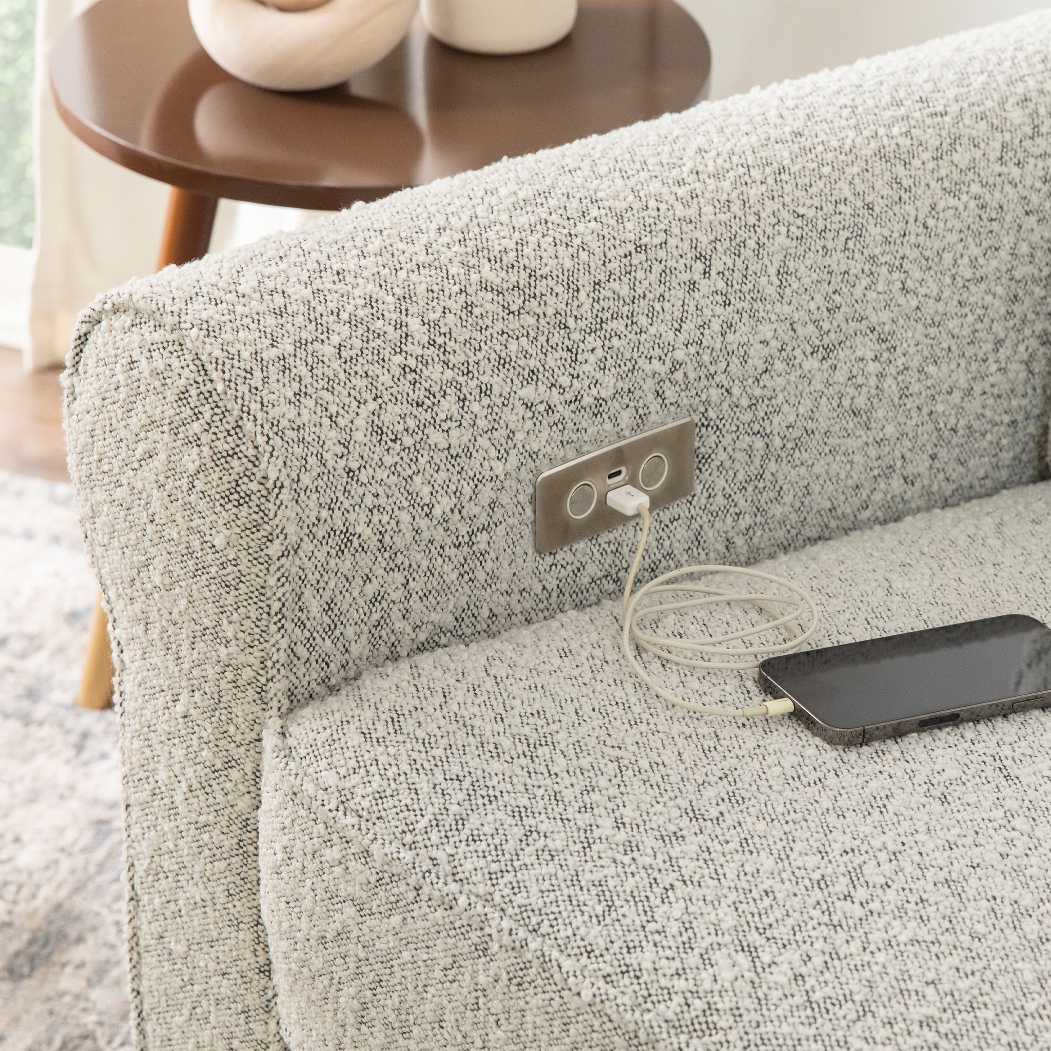 Monogram Monroe Power Recliner and Swivel Glider - Tots to Teens Furniture