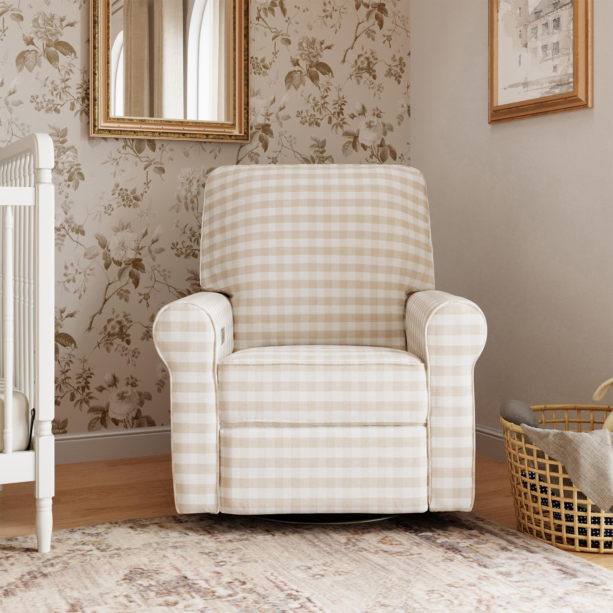 Monogram Monroe Power Recliner and Swivel Glider - Tots to Teens Furniture