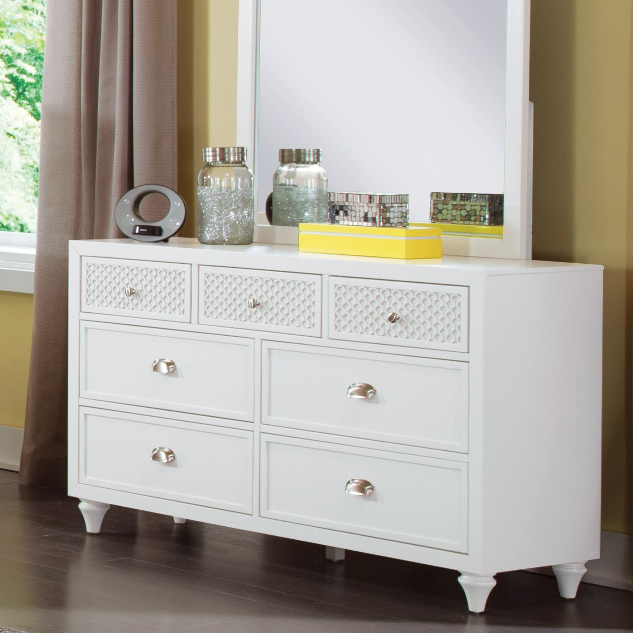 Amanda 7 Drawer Double Dresser - Tots to Teens Furniture