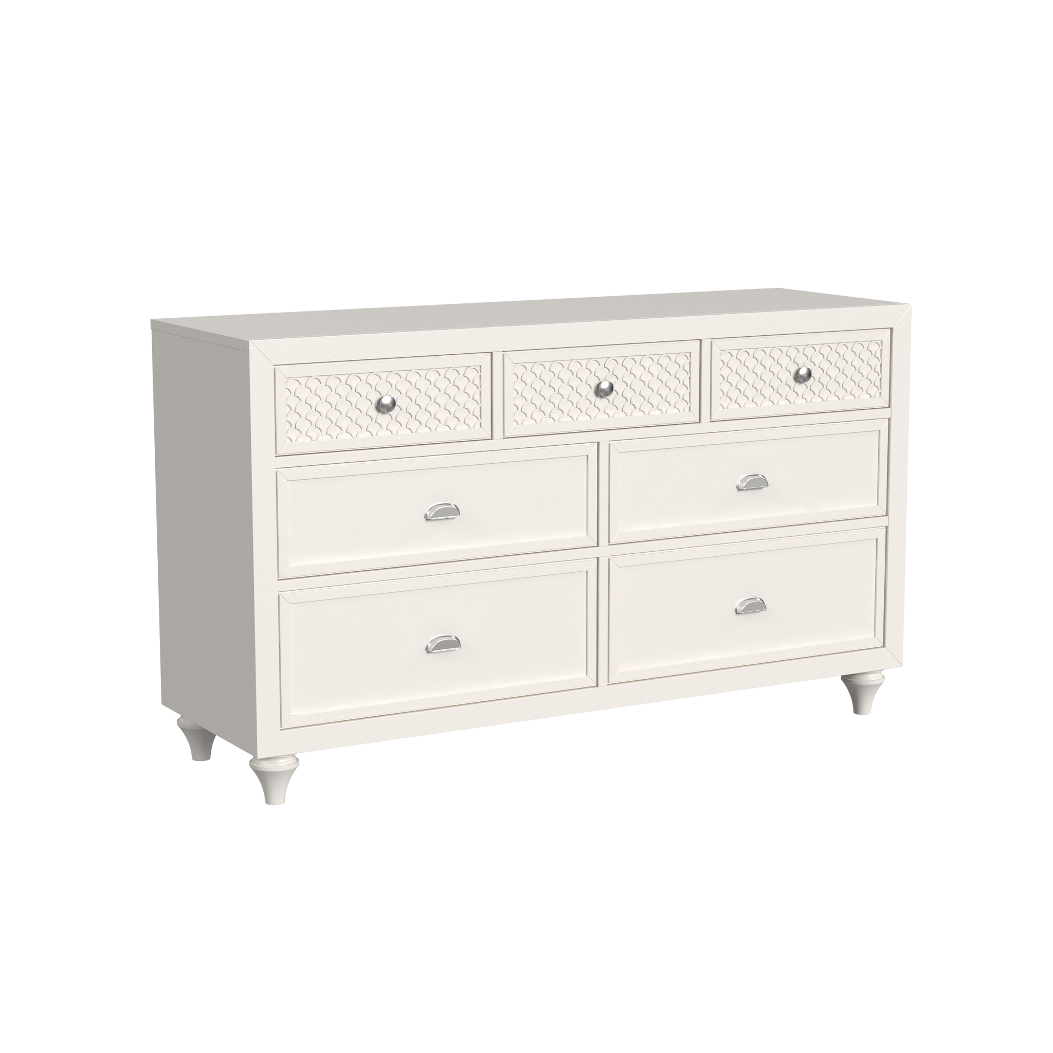 Amanda 7 Drawer Double Dresser - Tots to Teens Furniture