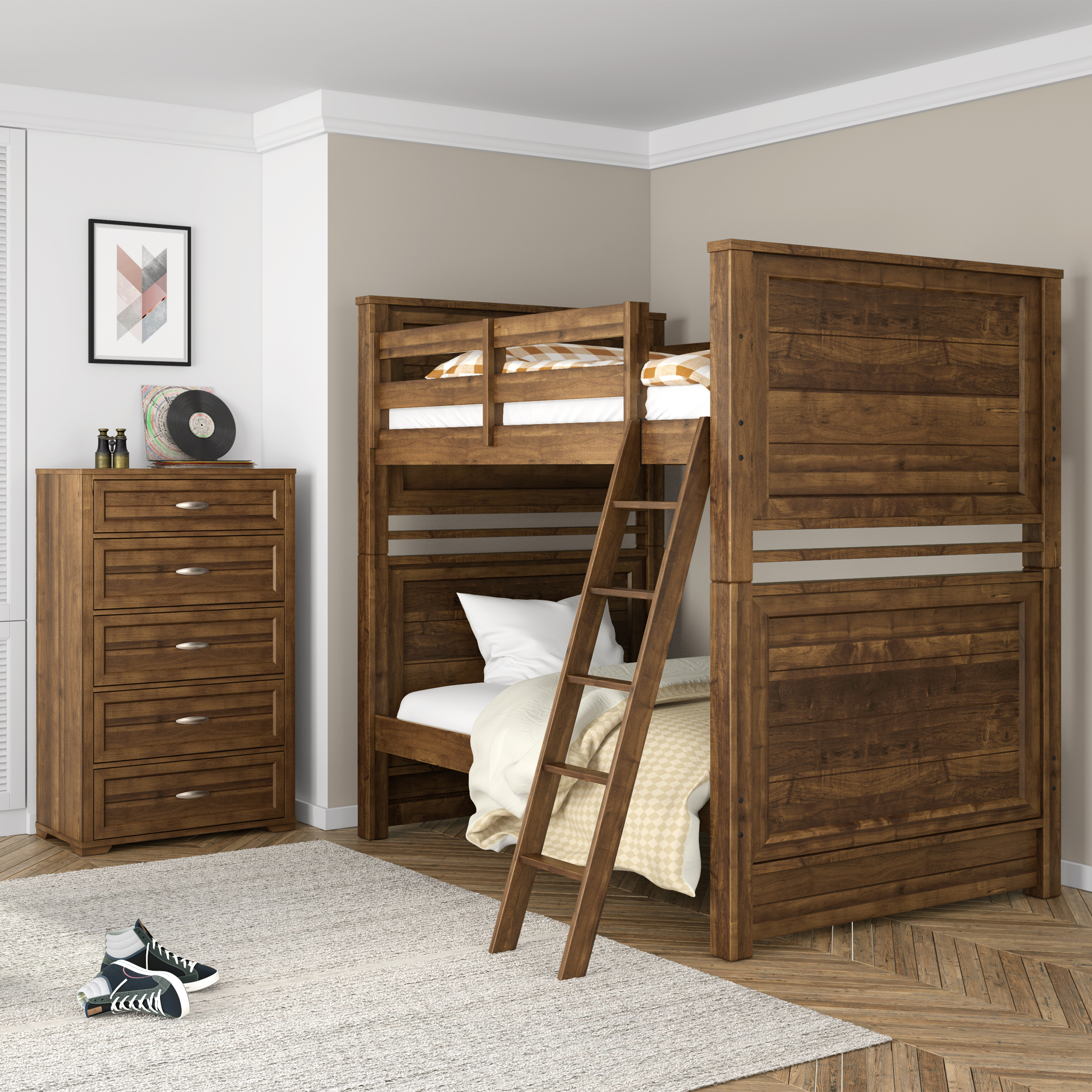 Logan Bunk Bed - Tots to Teens Furniture