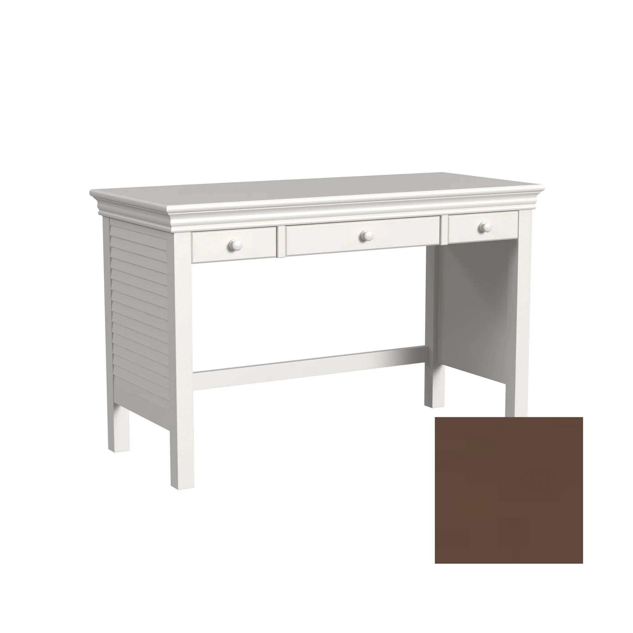 Neopolitan 3 Drawer Writing Desk - Tots to Teens Furniture