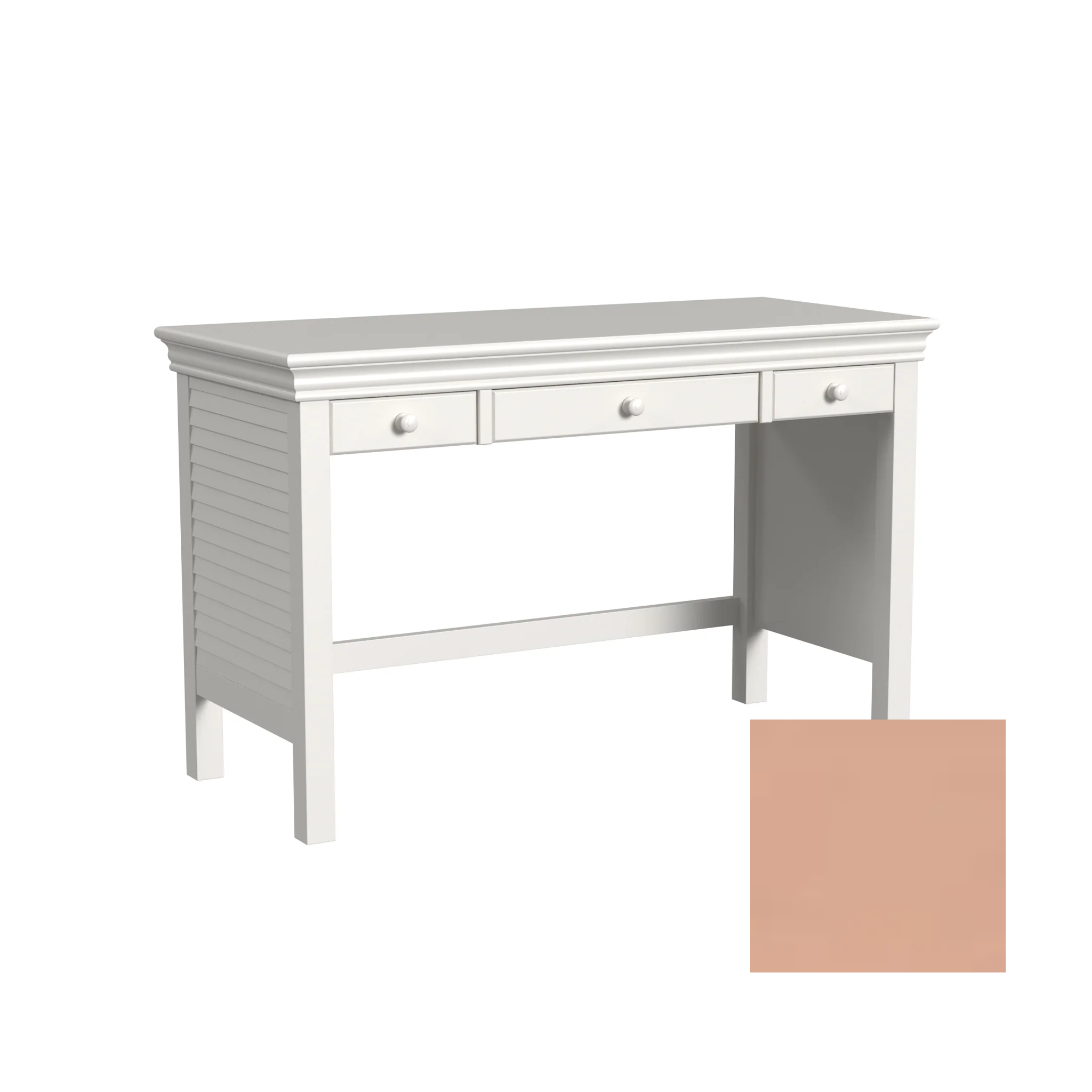 Neopolitan 3 Drawer Writing Desk - Tots to Teens Furniture