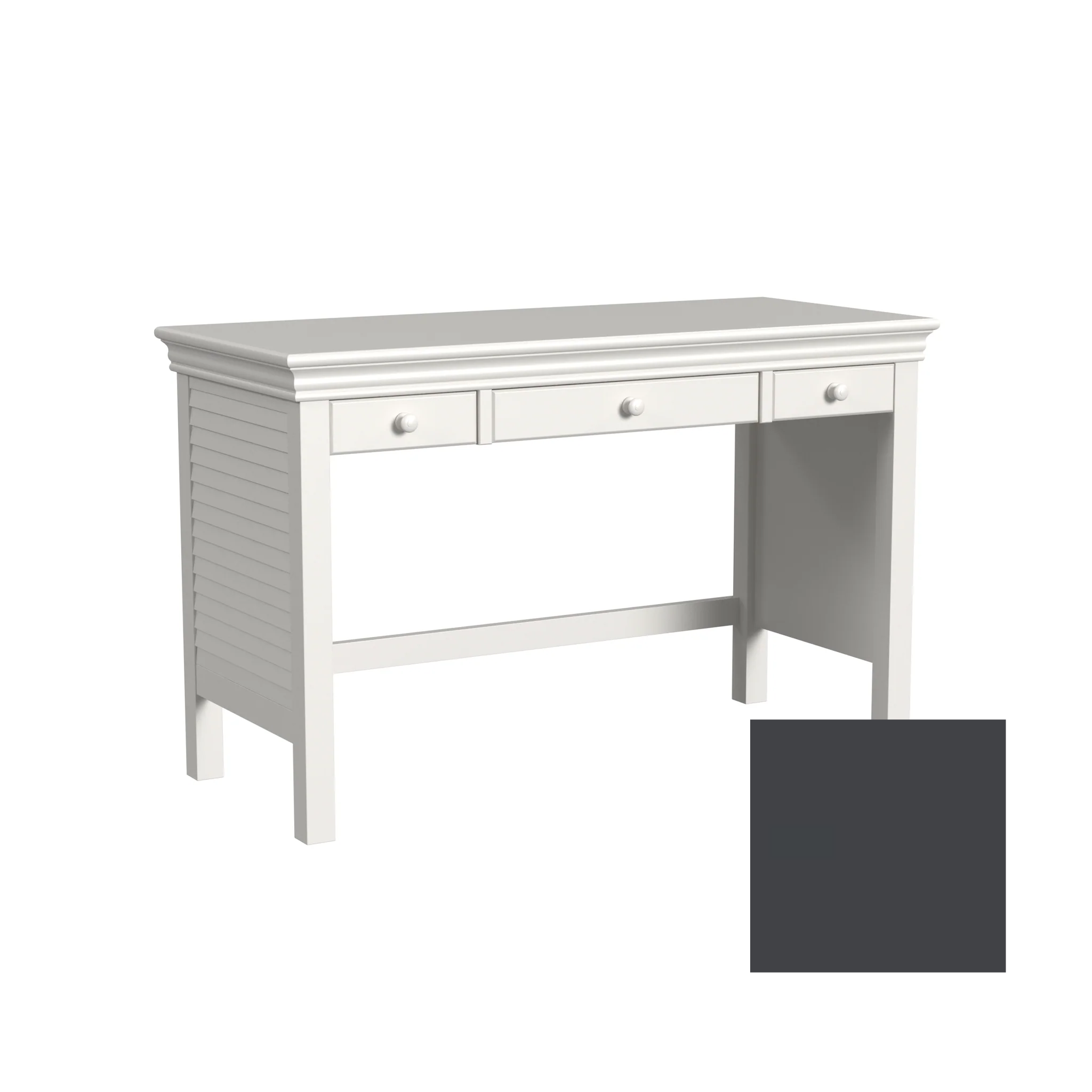 Neopolitan 3 Drawer Writing Desk - Tots to Teens Furniture