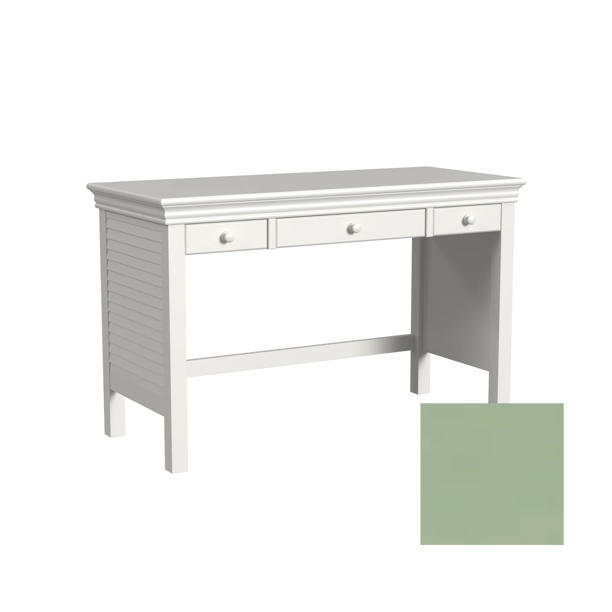 Neopolitan 3 Drawer Writing Desk - Tots to Teens Furniture