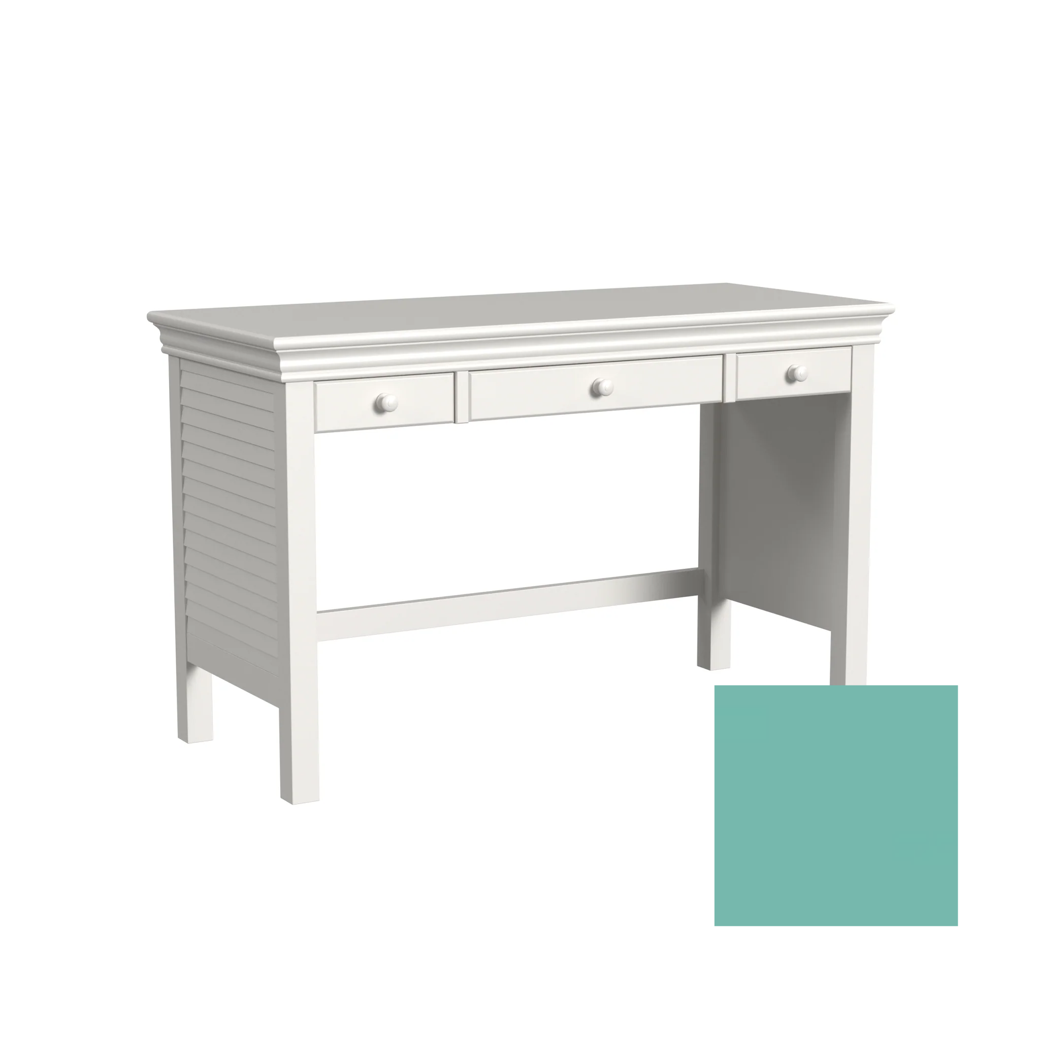 Neopolitan 3 Drawer Writing Desk - Tots to Teens Furniture