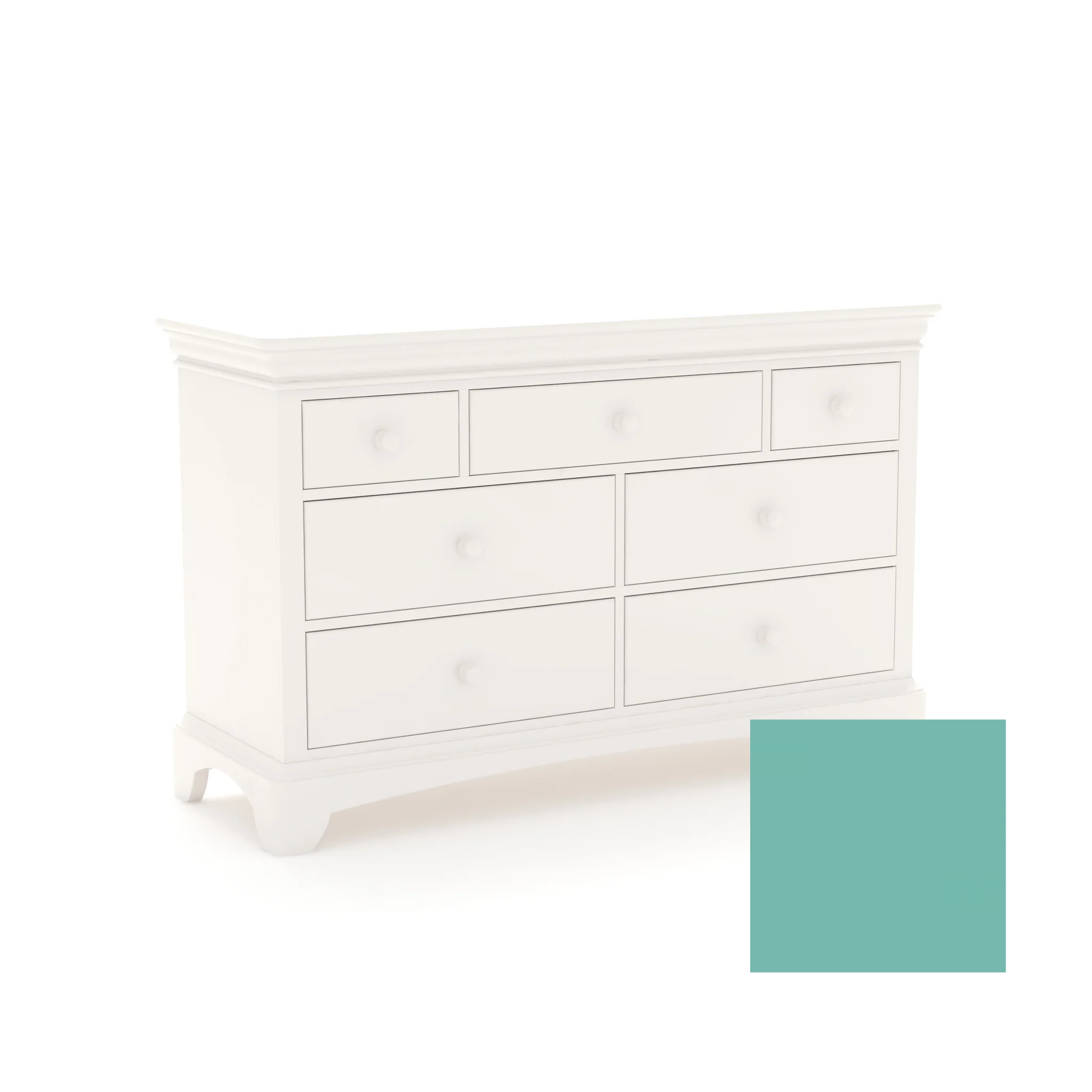 Neopolitan 7 Drawer Dresser - Tots to Teens Furniture