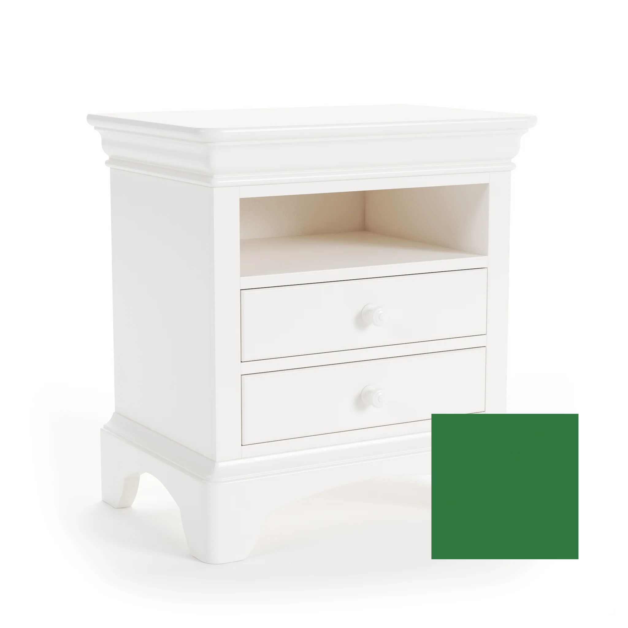 Neopolitan 2 Drawer Nightstand - Tots to Teens Furniture