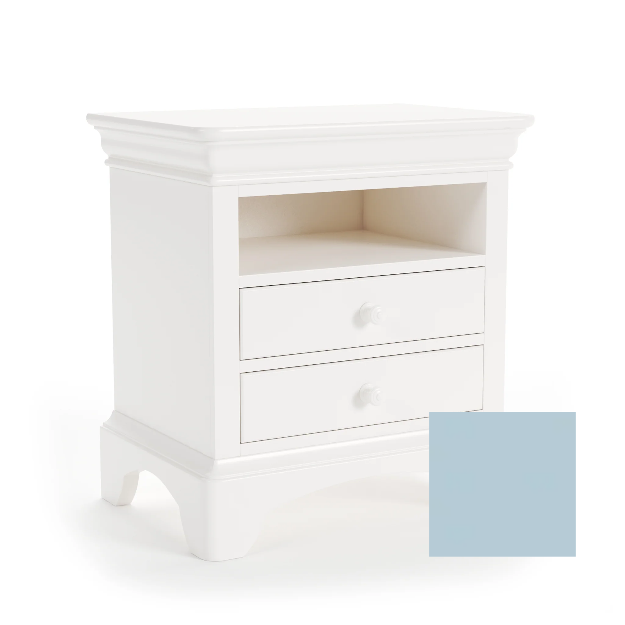 Neopolitan 2 Drawer Nightstand - Tots to Teens Furniture