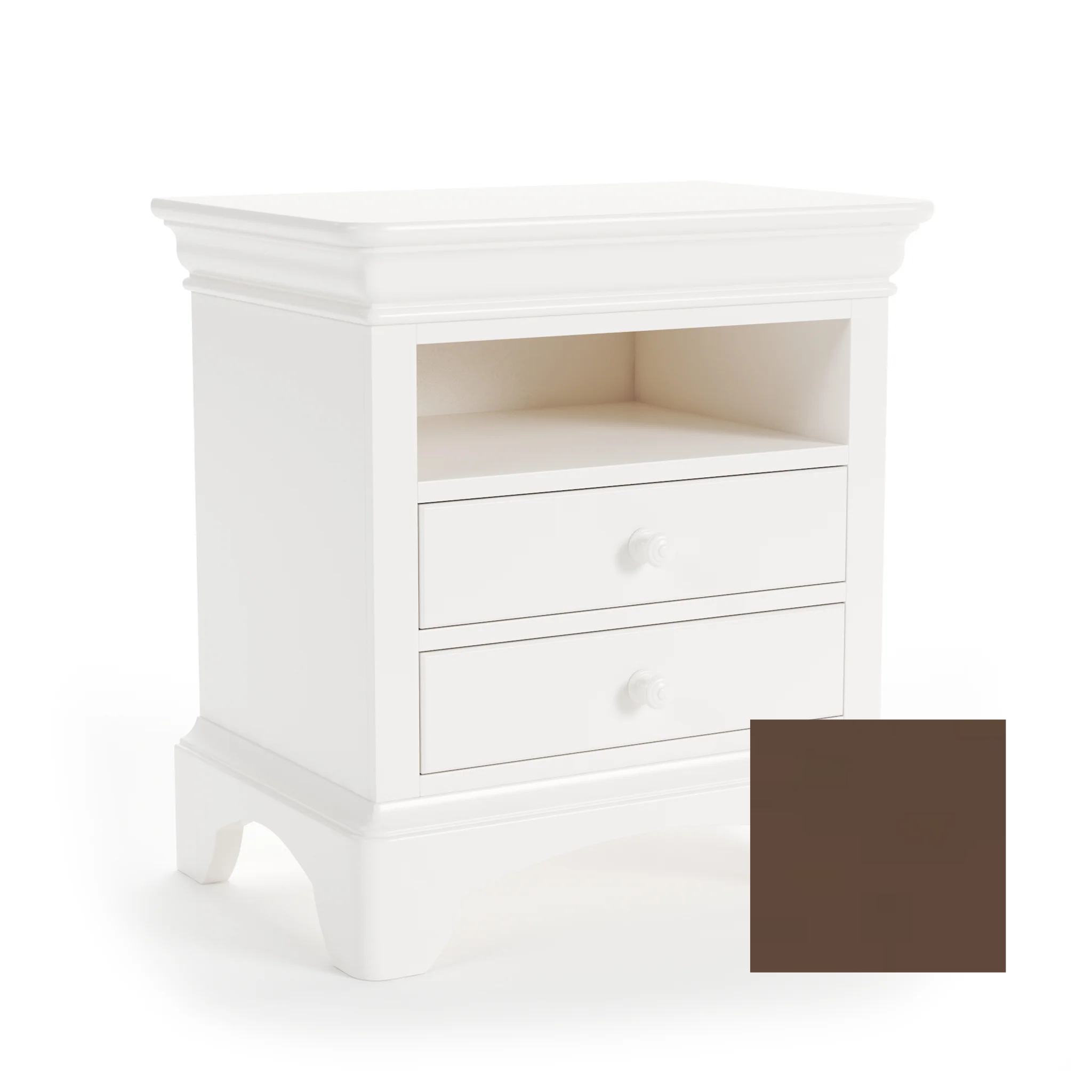 Neopolitan 2 Drawer Nightstand - Tots to Teens Furniture