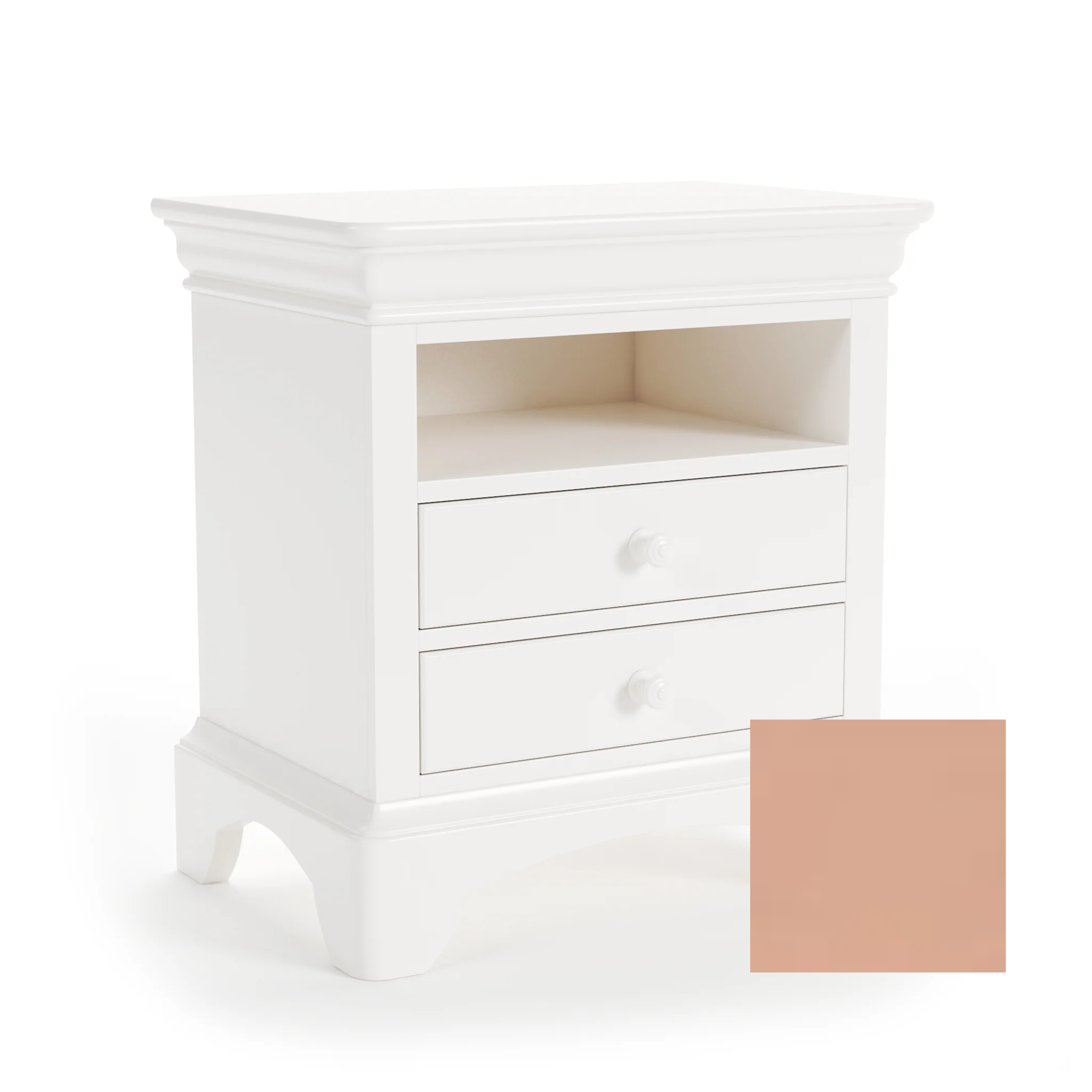Neopolitan 2 Drawer Nightstand - Tots to Teens Furniture