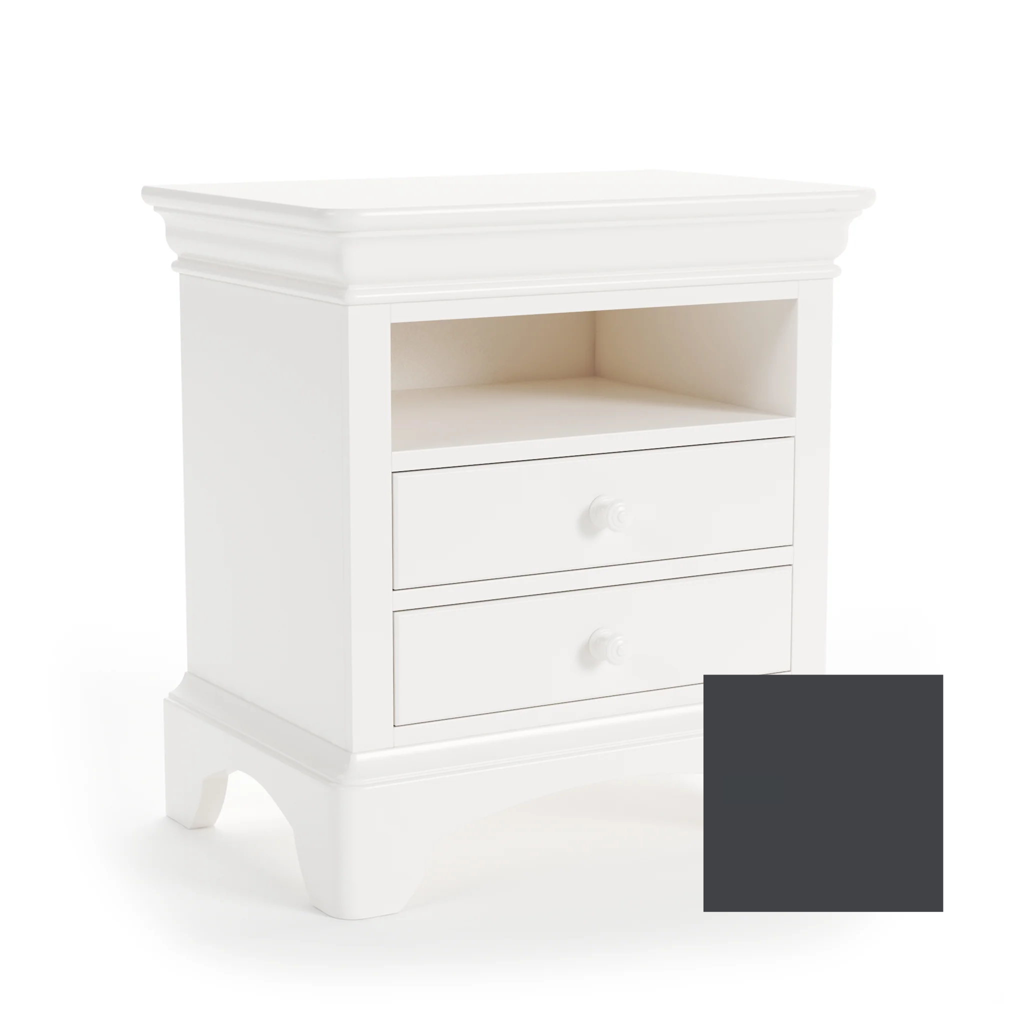 Neopolitan 2 Drawer Nightstand - Tots to Teens Furniture