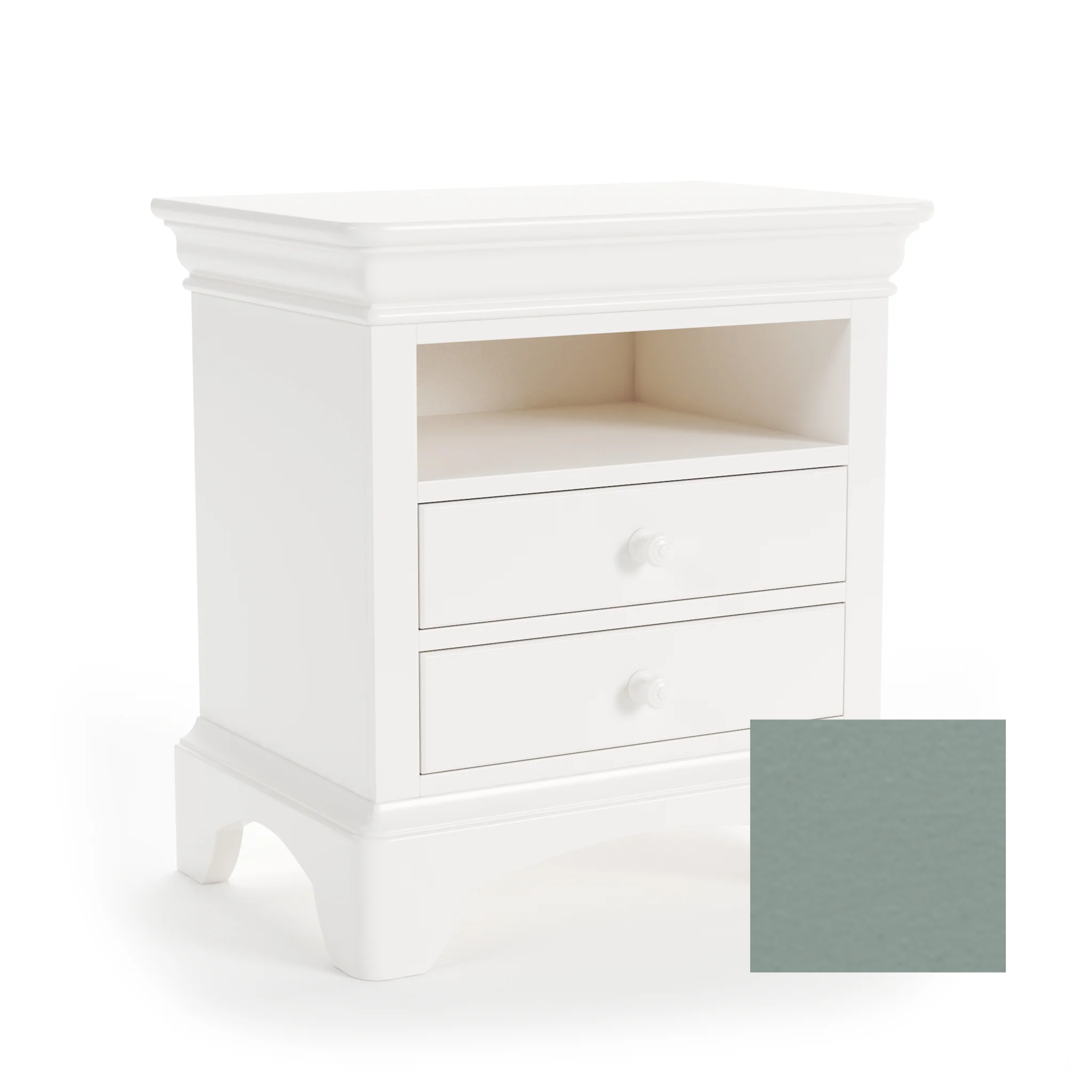Neopolitan 2 Drawer Nightstand - Tots to Teens Furniture