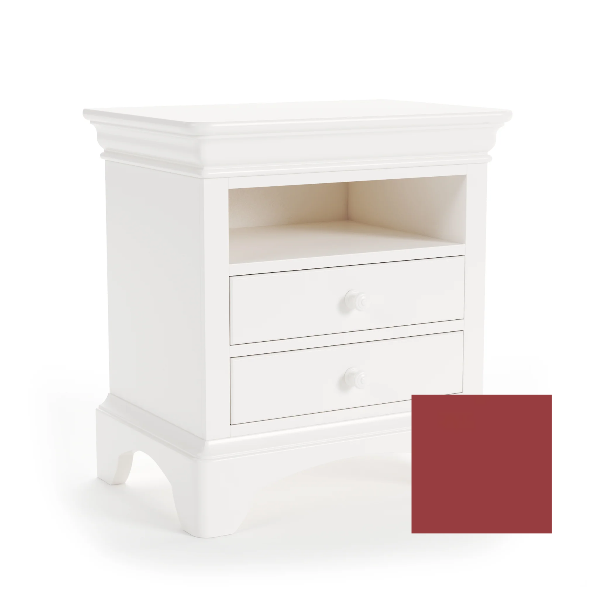 Neopolitan 2 Drawer Nightstand - Tots to Teens Furniture