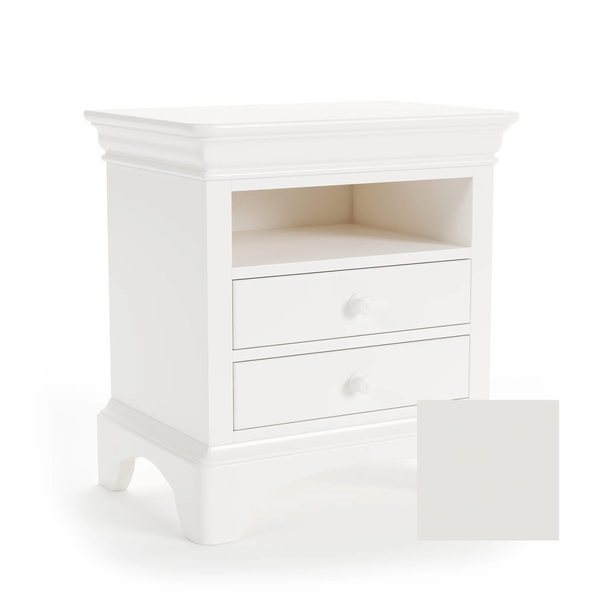 Neopolitan 2 Drawer Nightstand - Tots to Teens Furniture