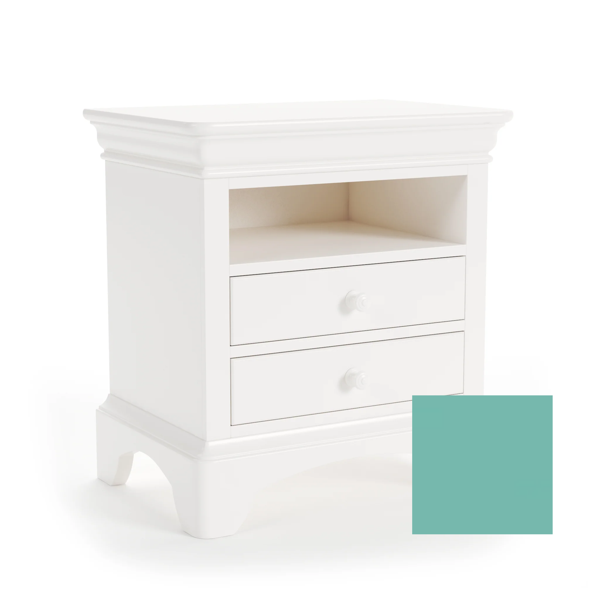 Neopolitan 2 Drawer Nightstand - Tots to Teens Furniture