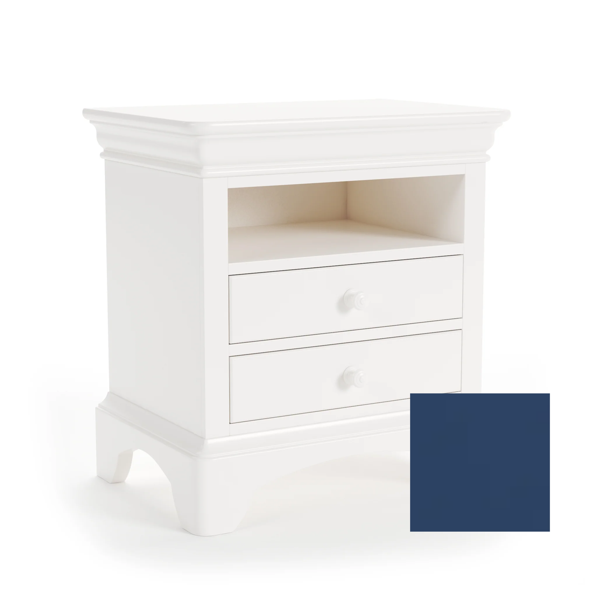 Neopolitan 2 Drawer Nightstand - Tots to Teens Furniture