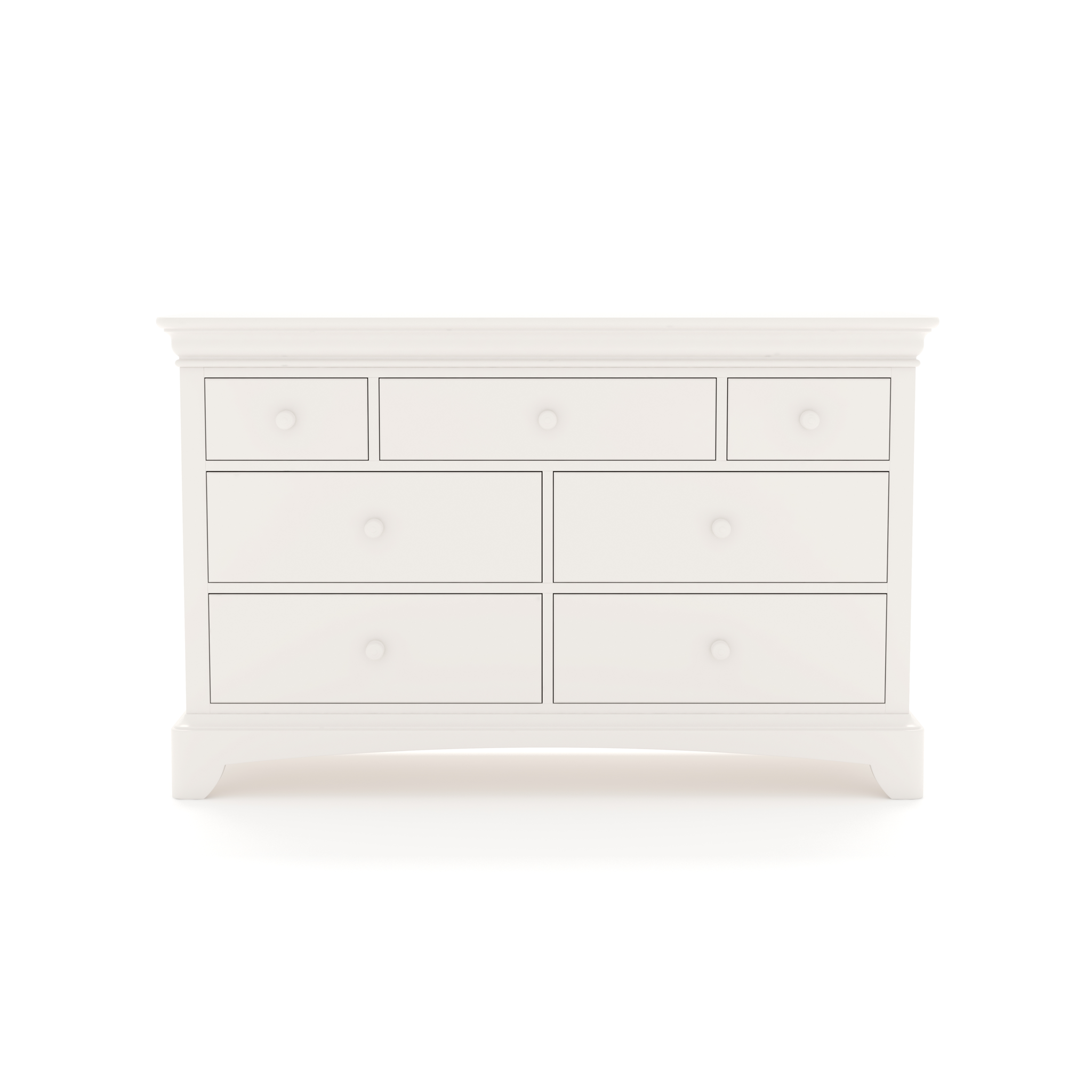 Neopolitan 7 Drawer Dresser - Tots to Teens Furniture