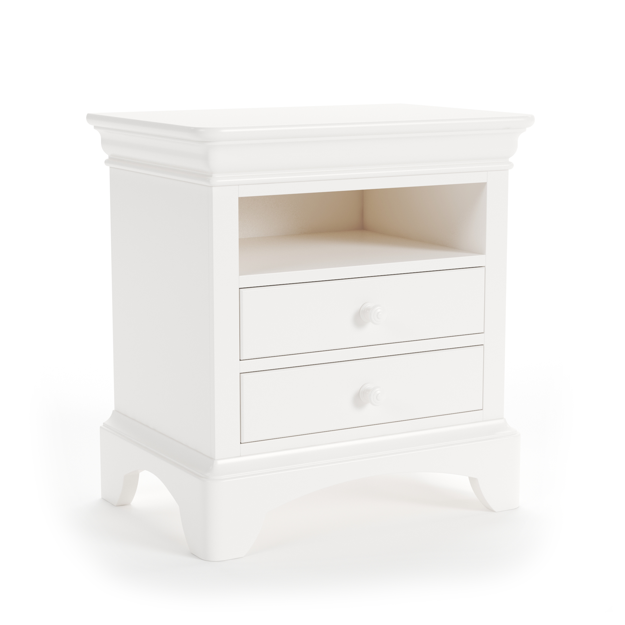 Neopolitan 2 Drawer Nightstand - Tots to Teens Furniture