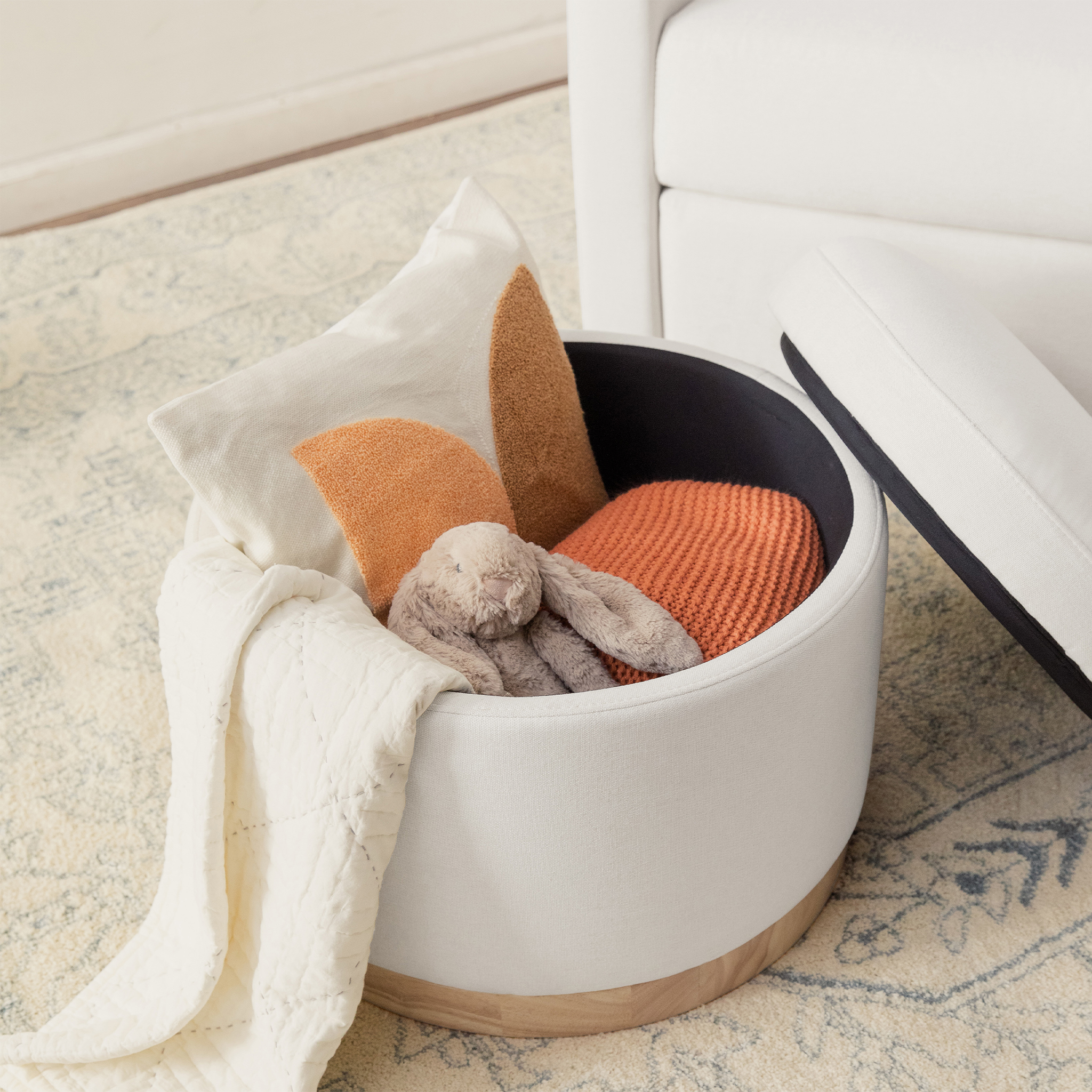 Naka Storage Ottoman - Tots to Teens Furniture