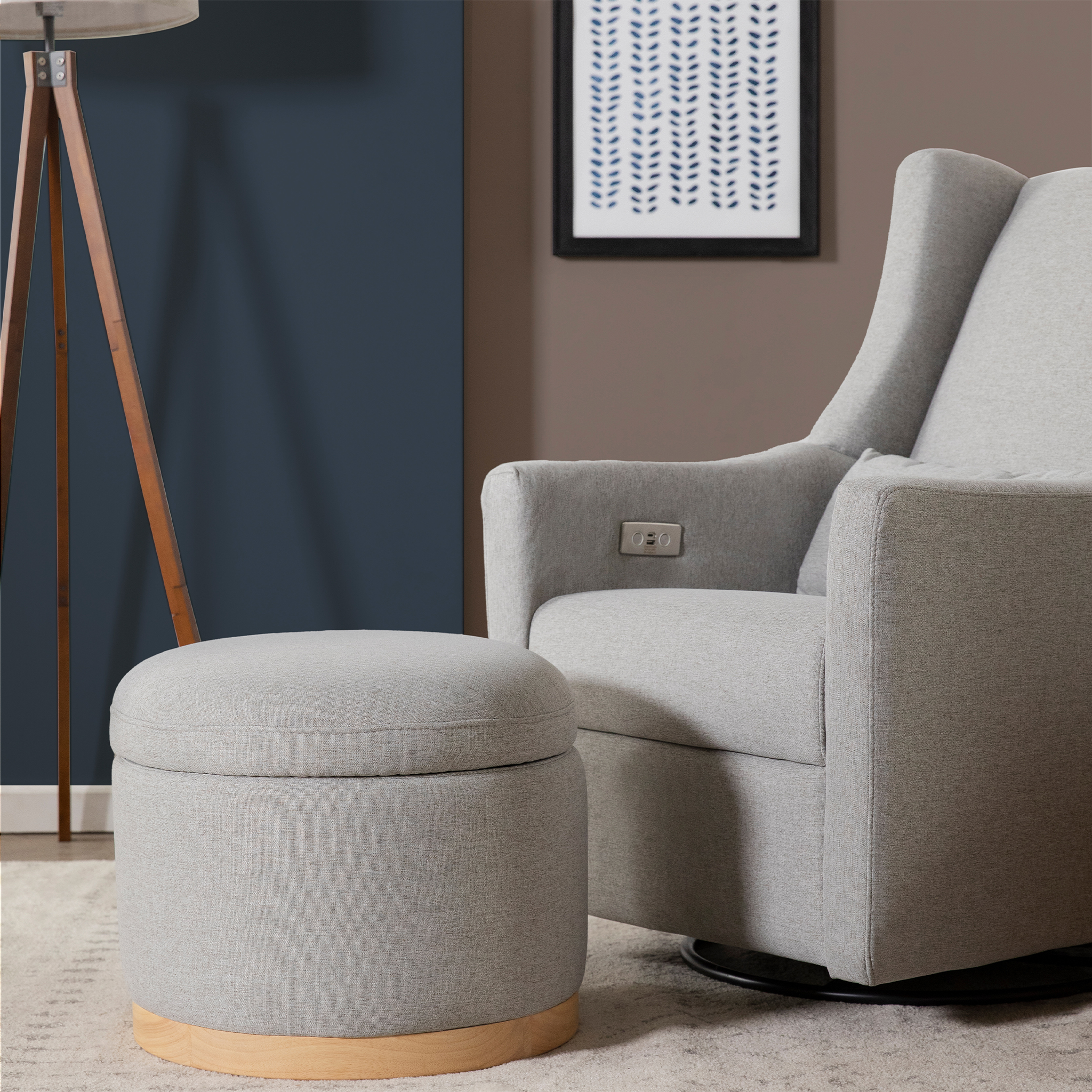 Naka Storage Ottoman - Tots to Teens Furniture