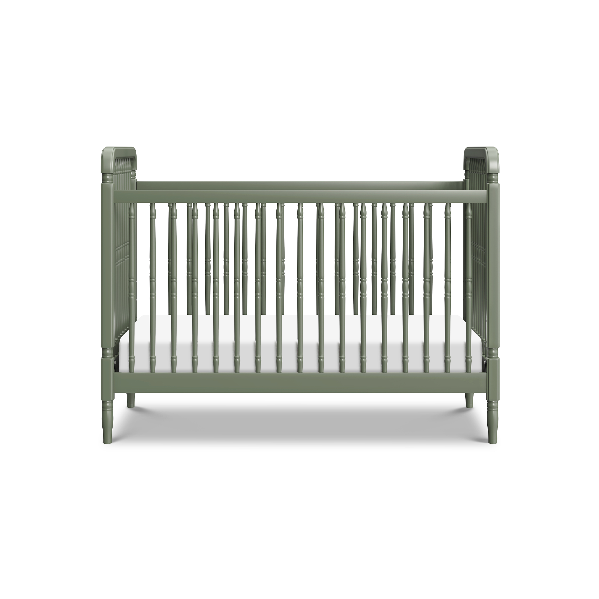 Liberty 3 in 1 Convertible Spindle Crib with Toddler Bed Conversion Kit - Tots to Teens Furniture