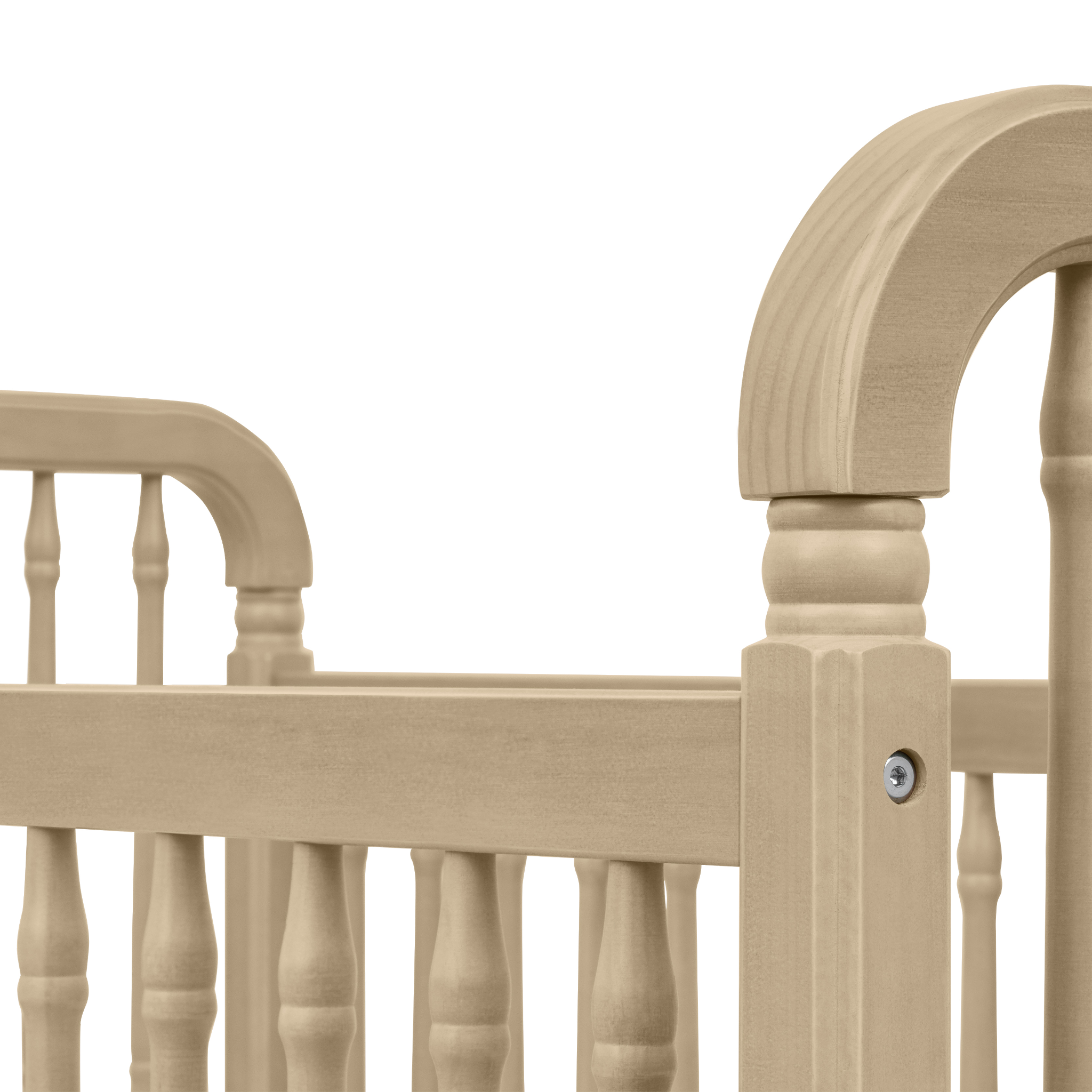 Liberty 3 in 1 Convertible Spindle Crib with Toddler Bed Conversion Kit - Tots to Teens Furniture