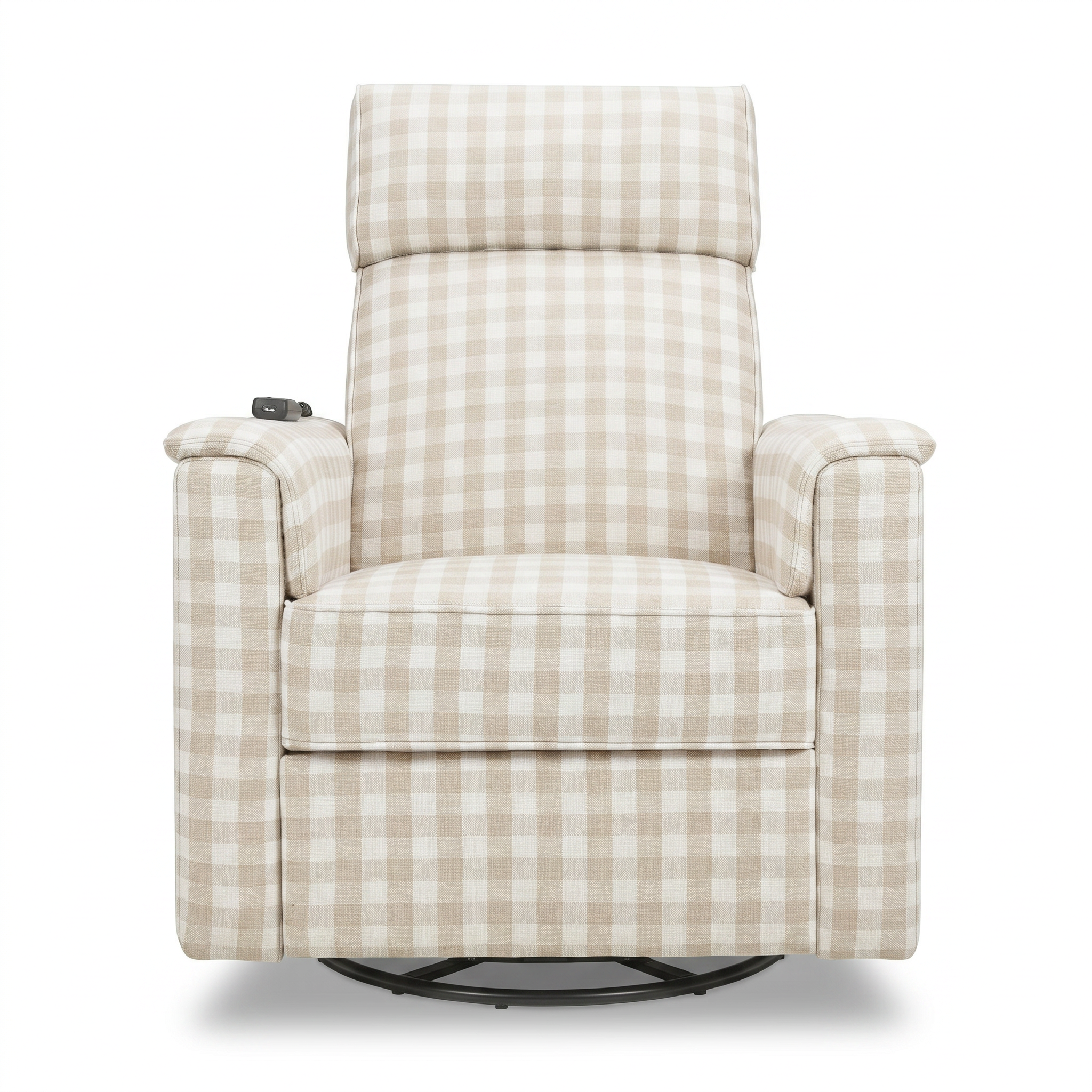 Willa Deluxe Power Recliner and Swivel Glider with Heat and Massage - Tots to Teens Furniture