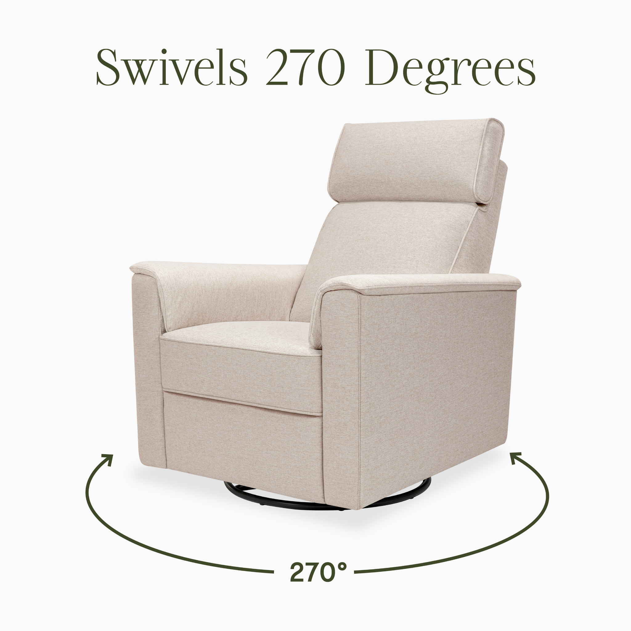 Willa Pro Power Recliner and Swivel Glider - Tots to Teens Furniture