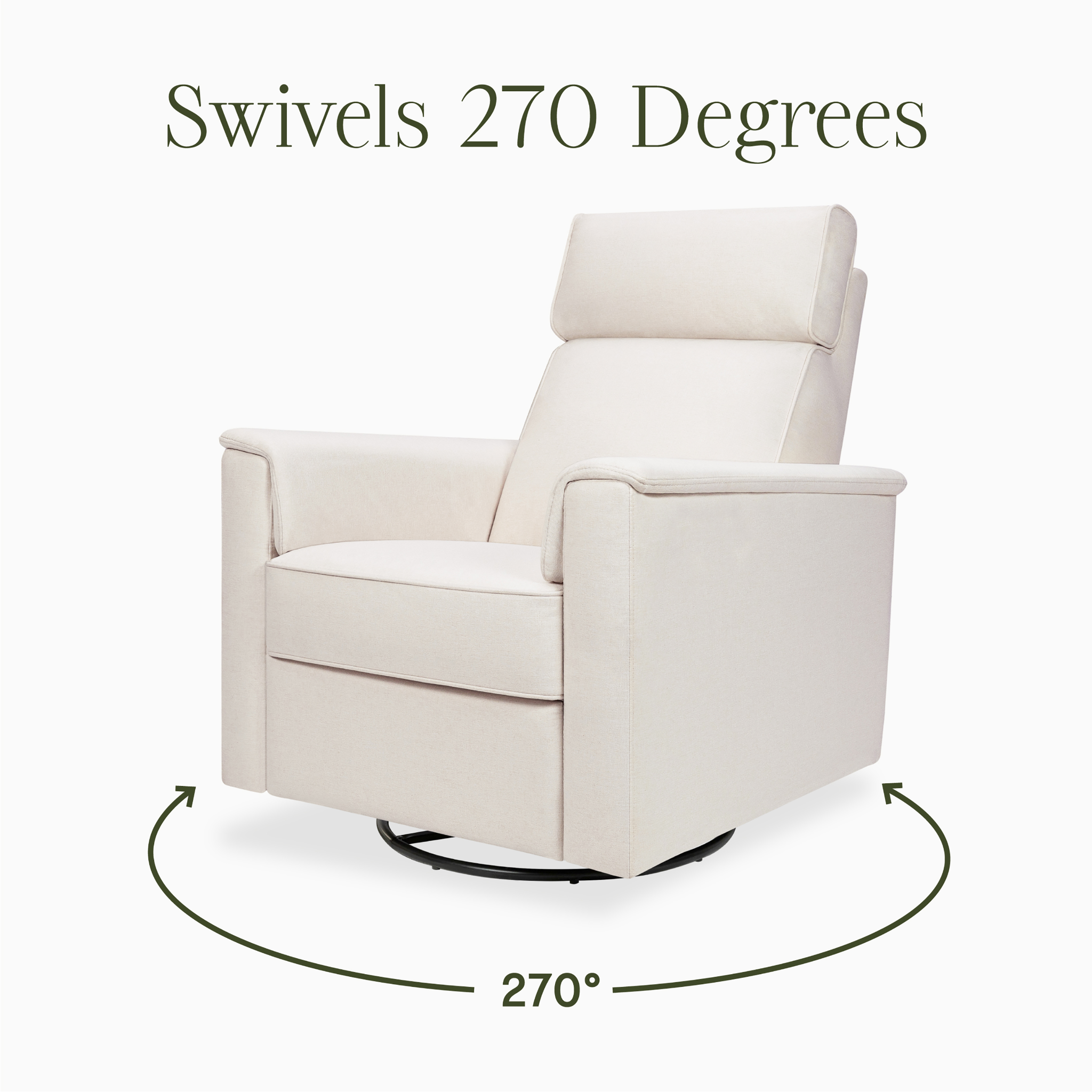 Willa Pro Power Recliner and Swivel Glider | Tots to Teens Furniture