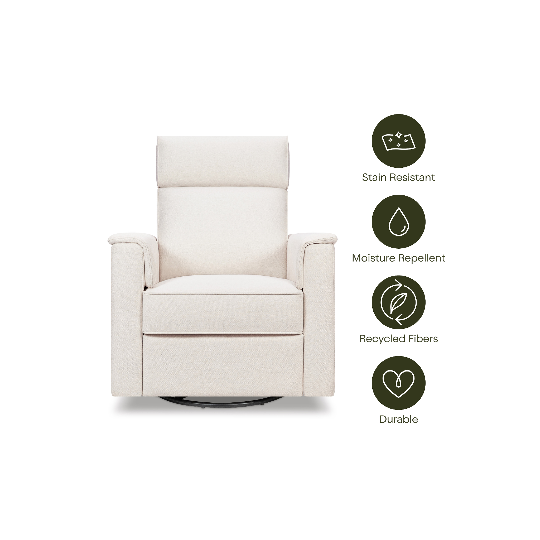 Willa Pro Power Recliner and Swivel Glider | Tots to Teens Furniture