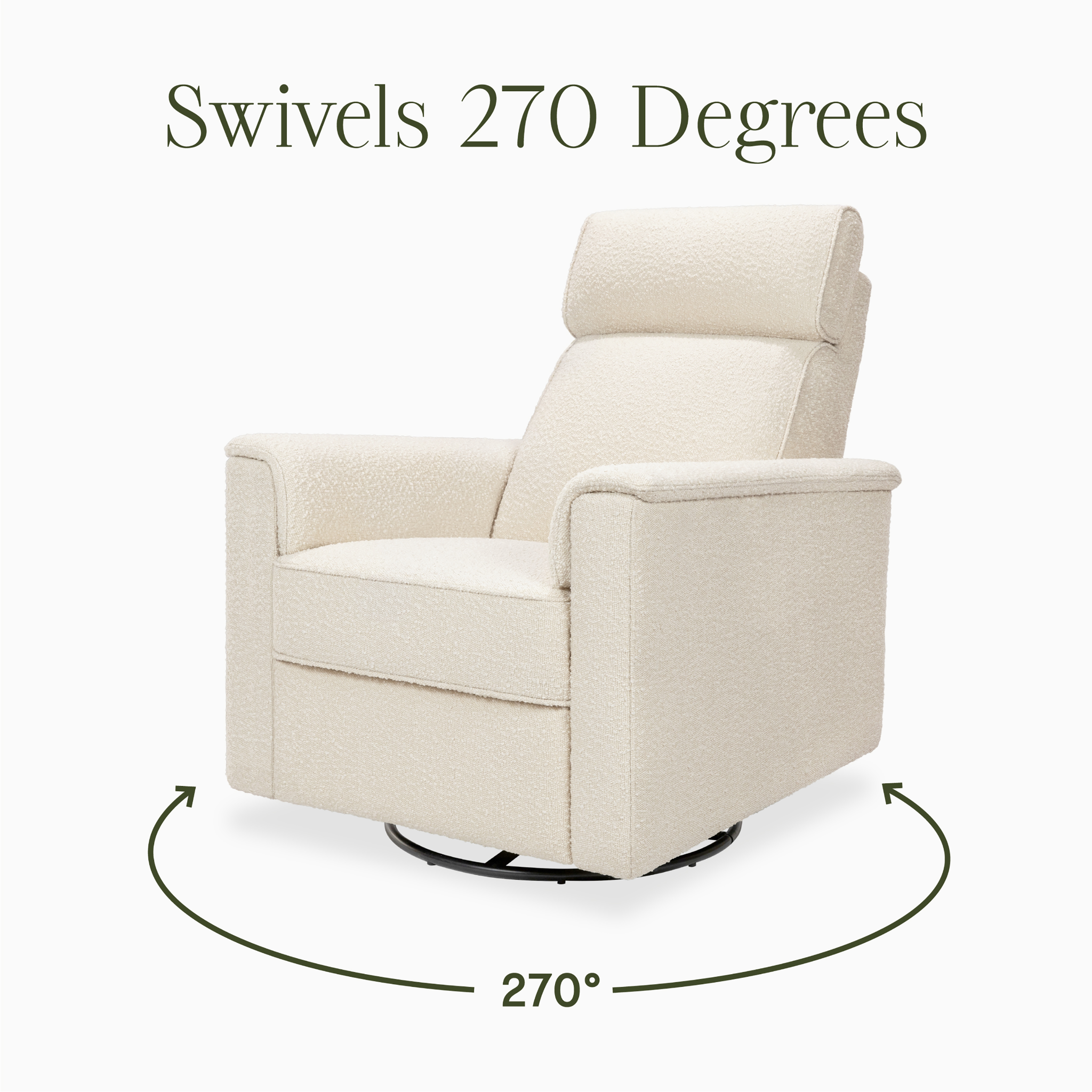 Willa Pro Power Recliner and Swivel Glider - Tots to Teens Furniture