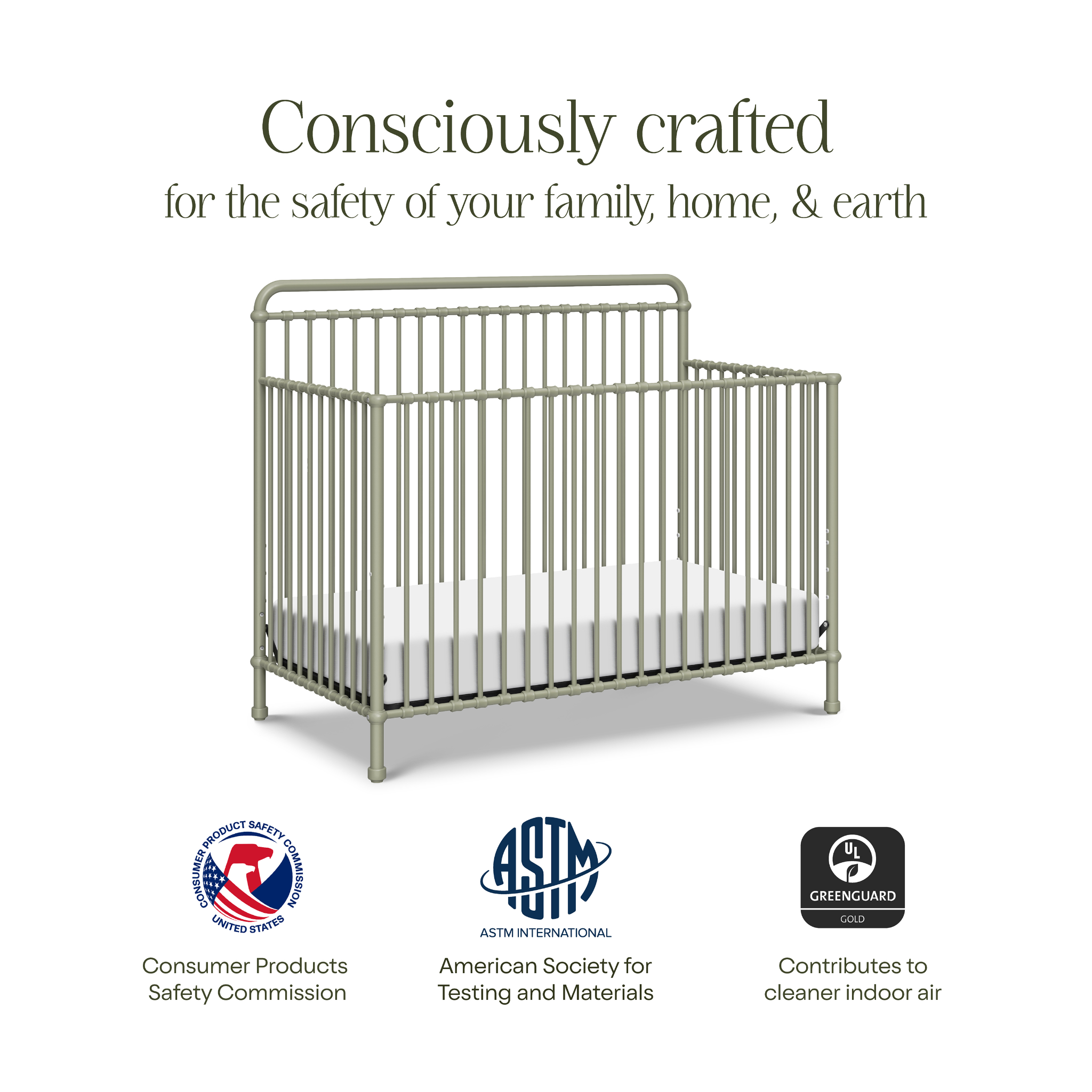 Winston 4 in 1 Convertible Crib - Tots to Teens Furniture