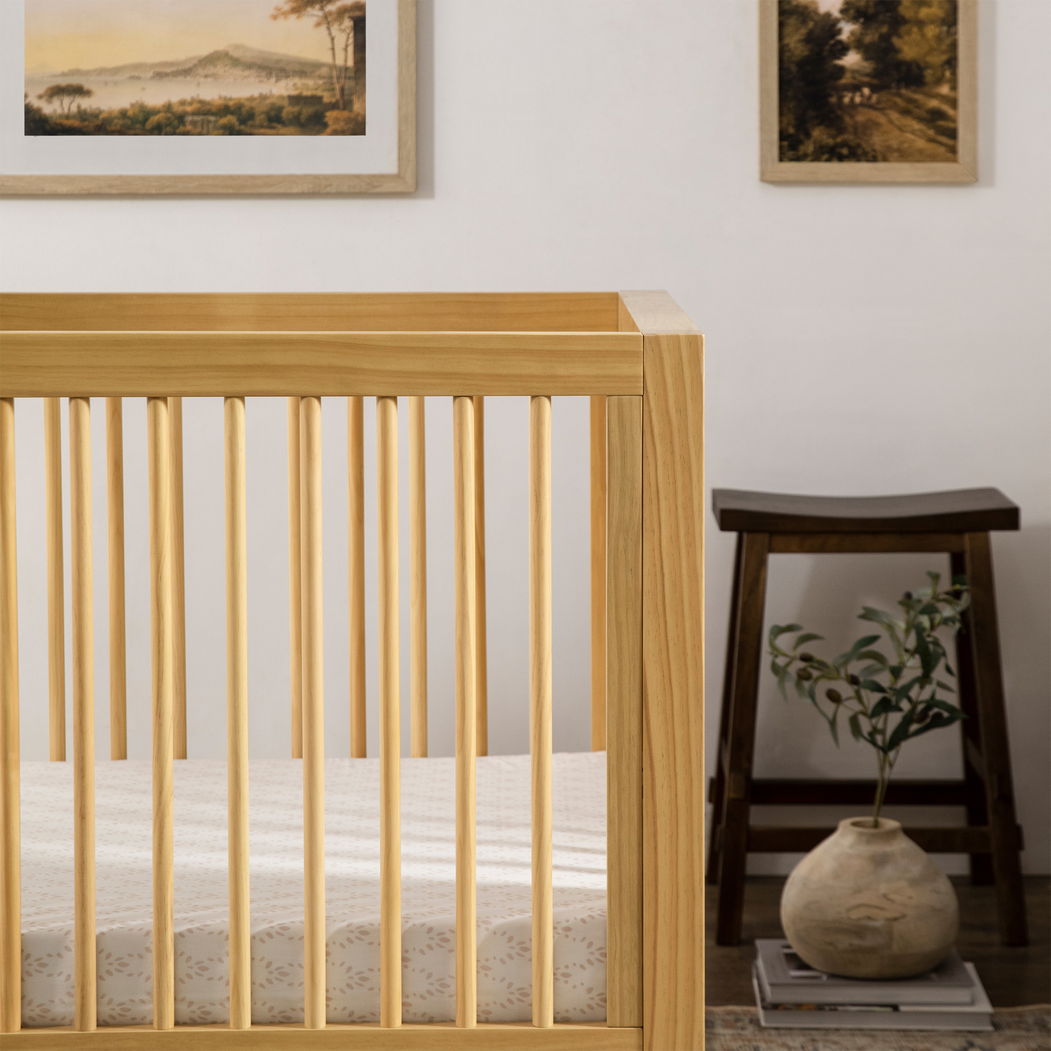 Nantucket 3 in 1 Convertible Crib with Toddler Bed Conversion Kit - Tots to Teens Furniture
