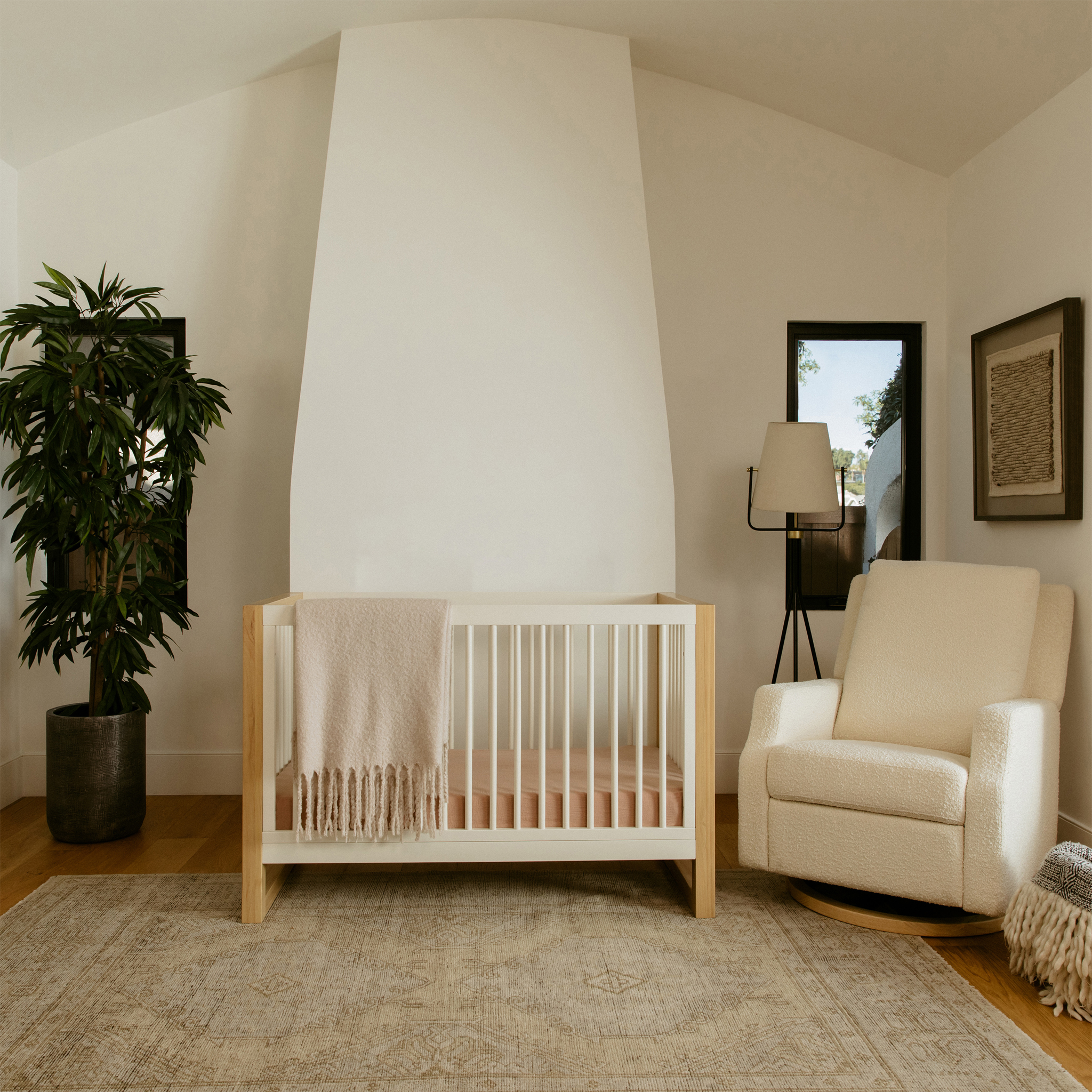 Nantucket 3 in 1 Convertible Crib with Toddler Bed Conversion Kit - Tots to Teens Furniture