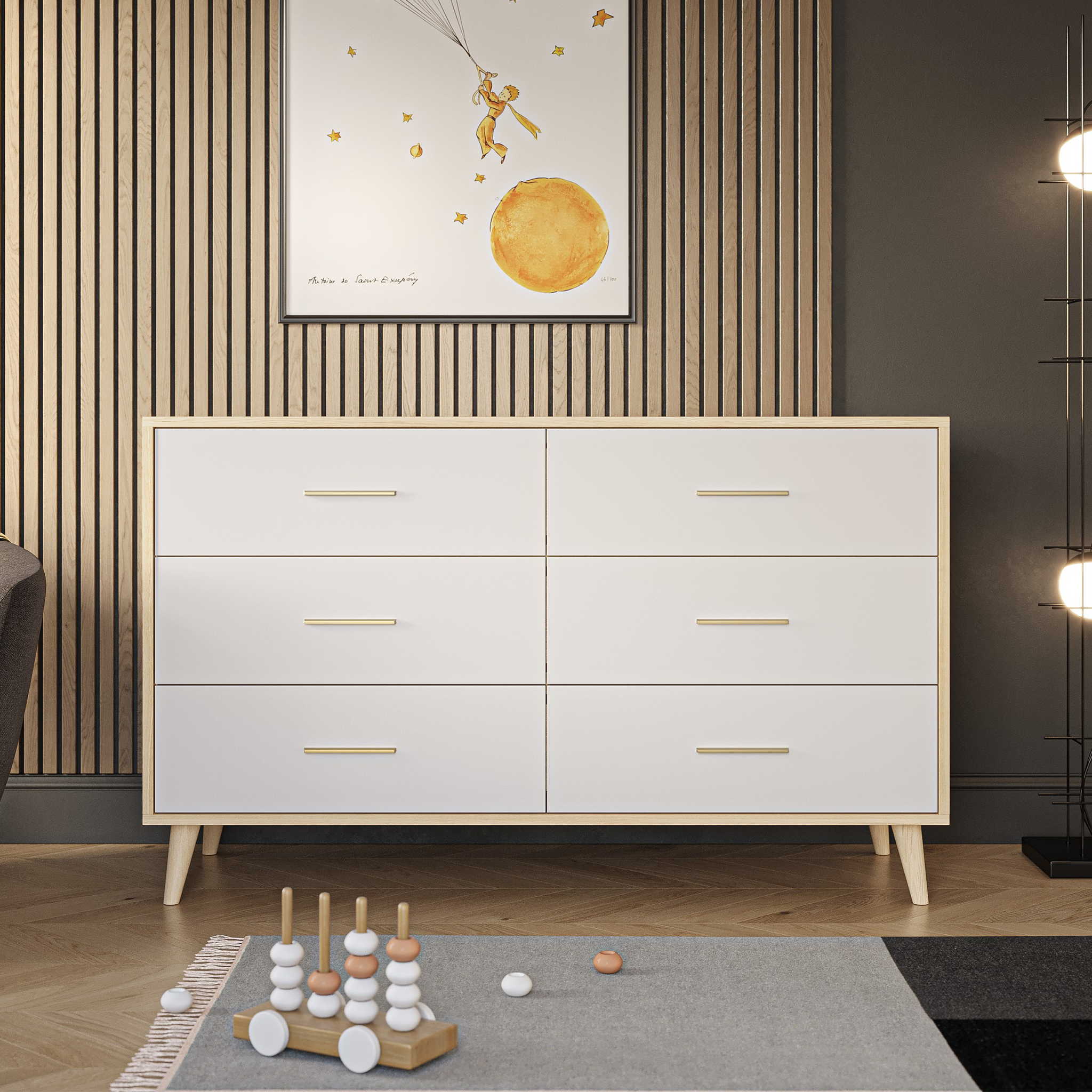New York Double Dresser - Tots to Teens Furniture