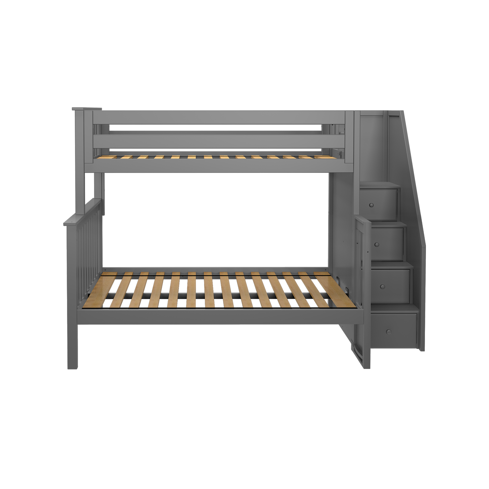 Newcastle - Twin/Full Bunk Bed w/ Staircase - Tots to Teens Furniture