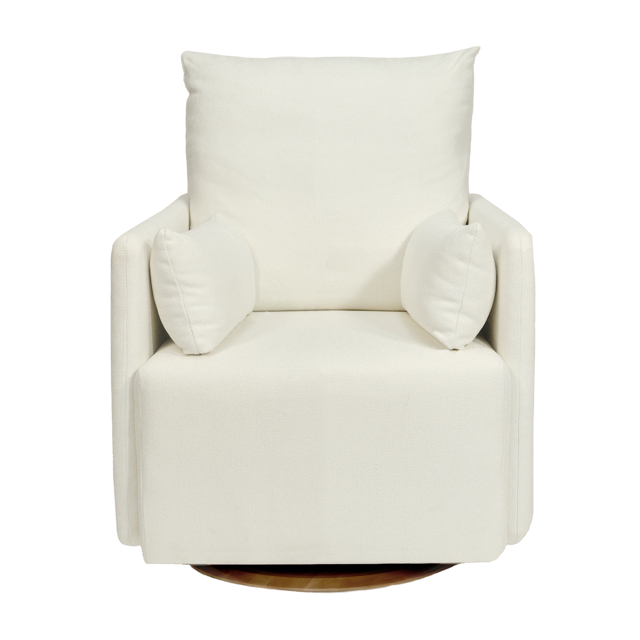 Oilo Ollie Standard Size - Swivel Nursery Glider with Back Recline Feature