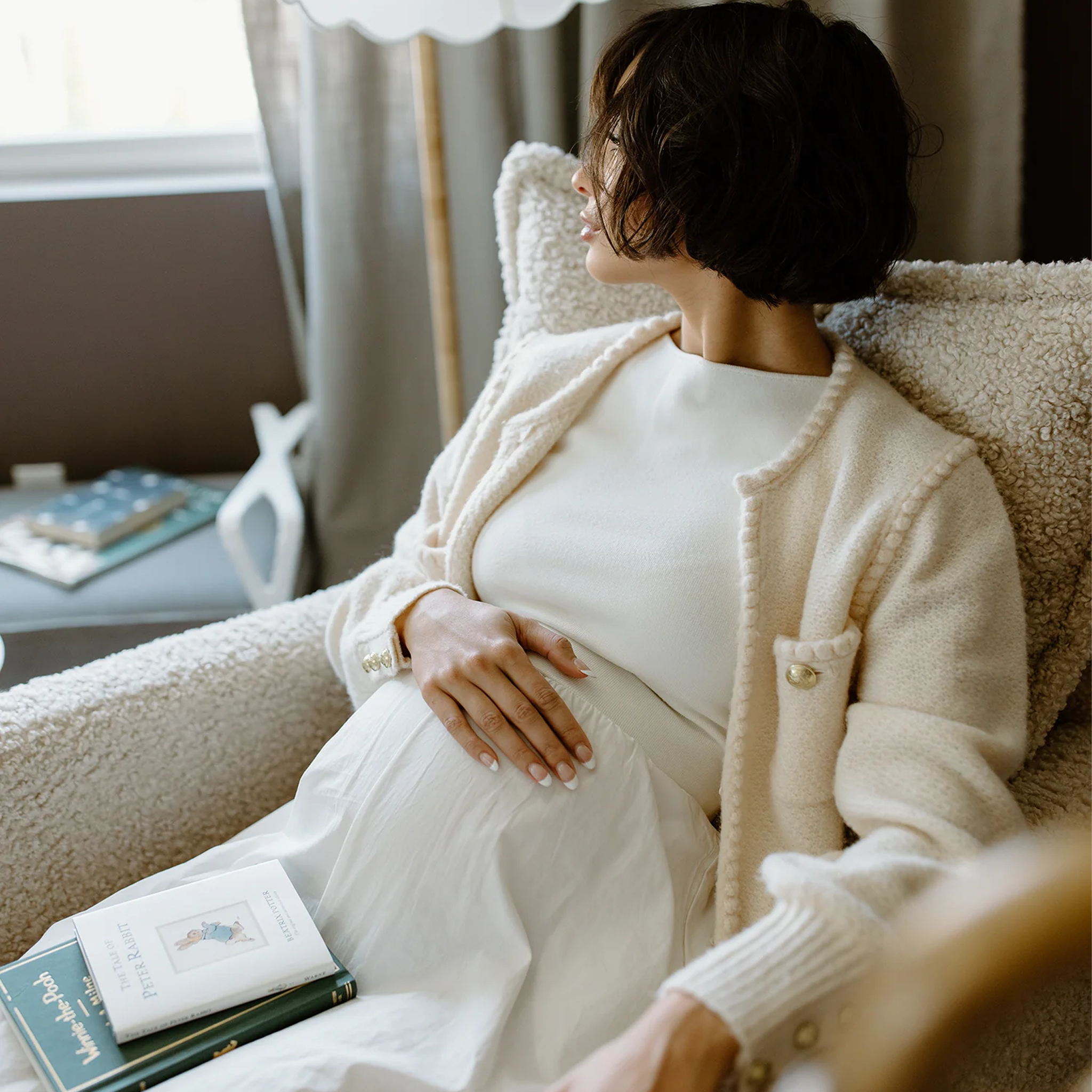 Oilo Nola Swivel Nursery Glider - Tots to Teens Furniture