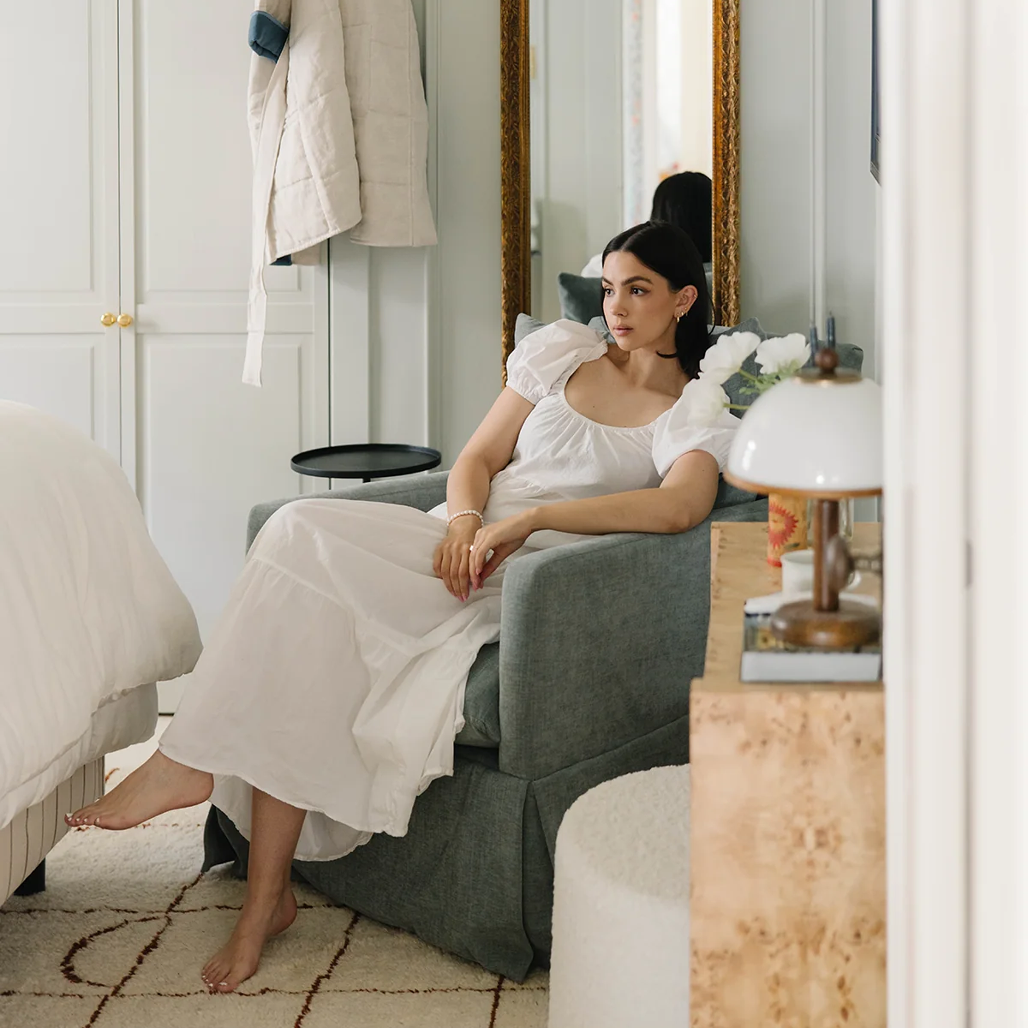 Oilo Zoey Swivel Nursery Glider - Tots to Teens Furniture