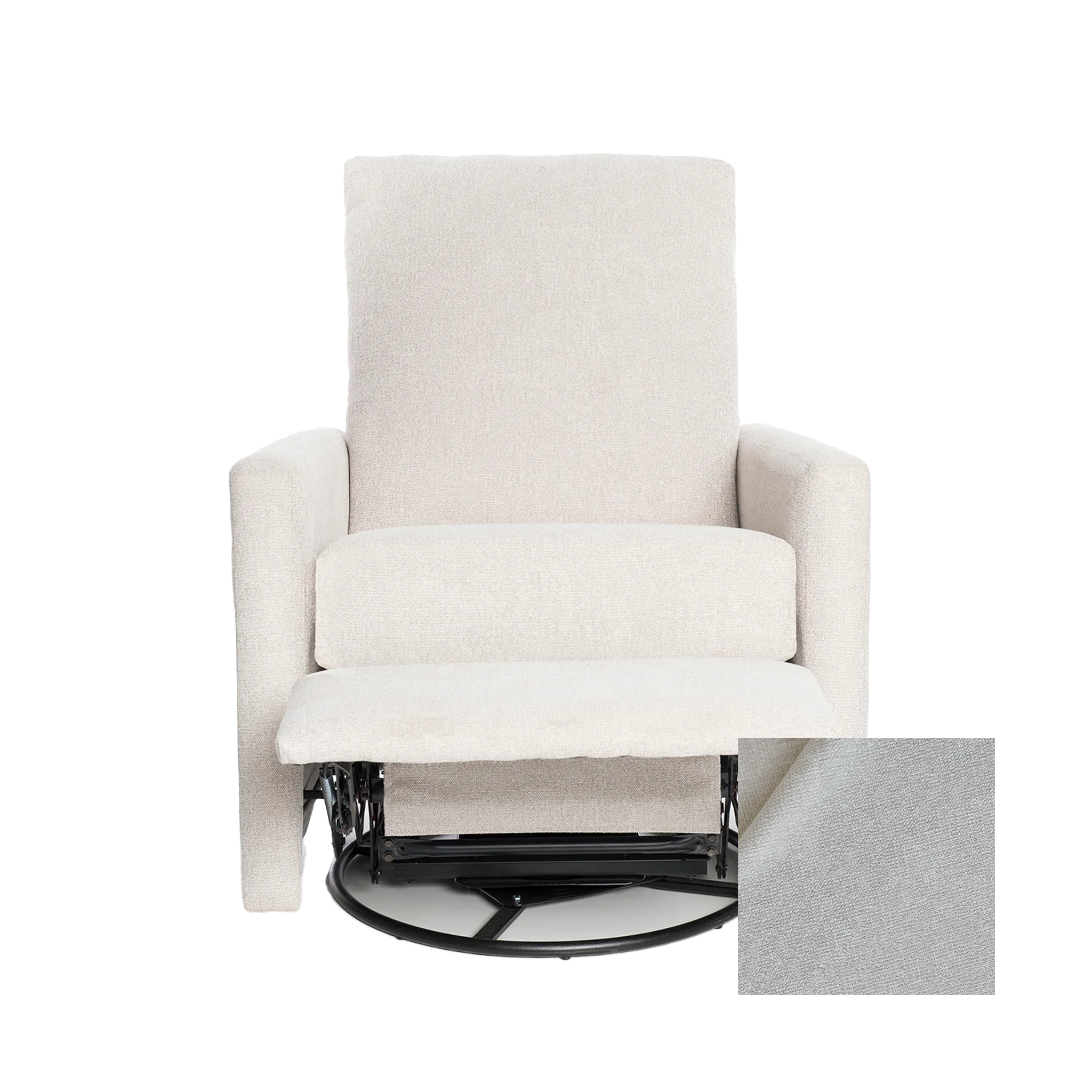 Oilo Drew Gliding Swivel Nursery Recliner - Tots to Teens Furniture