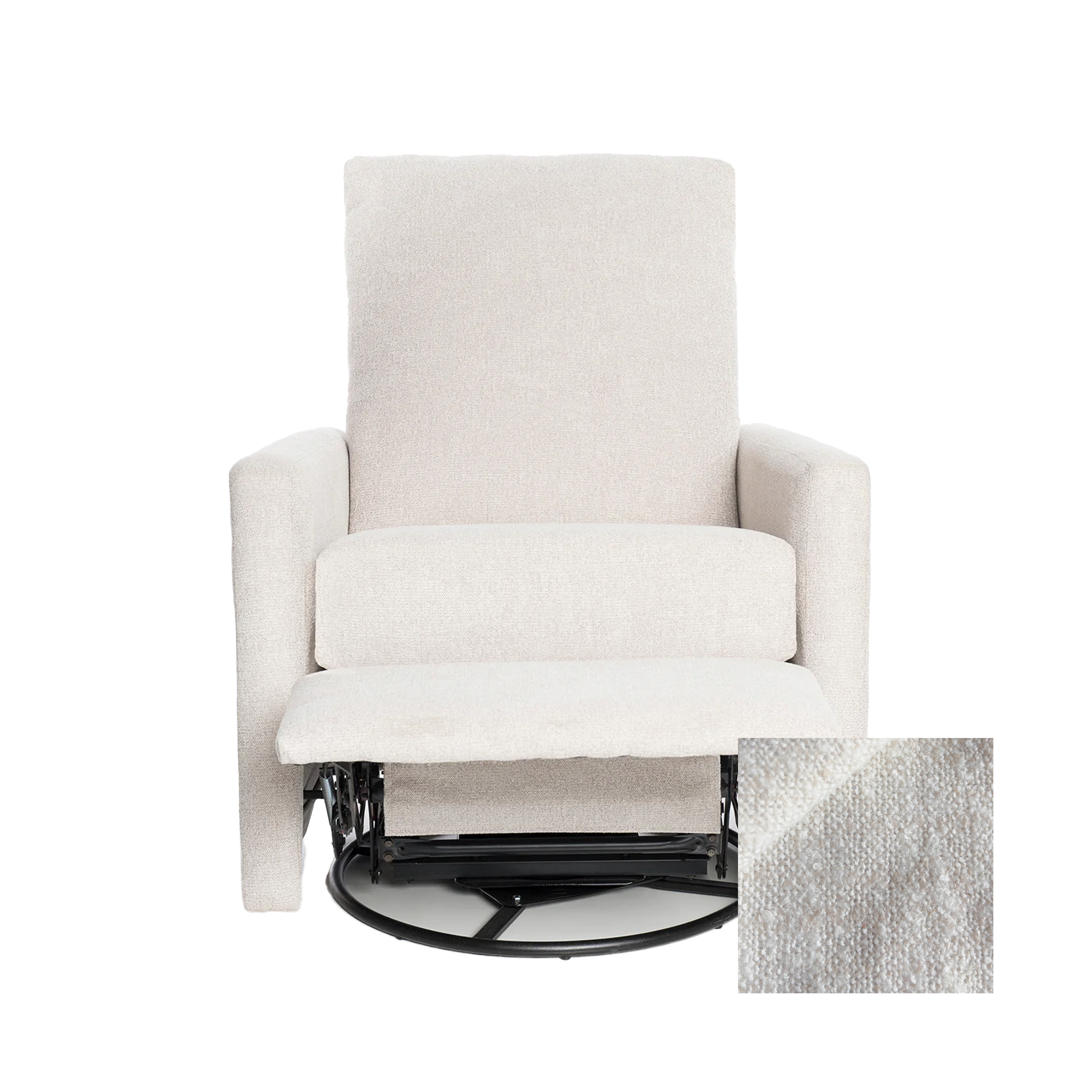 Oilo Drew Gliding Swivel Nursery Recliner - Tots to Teens Furniture