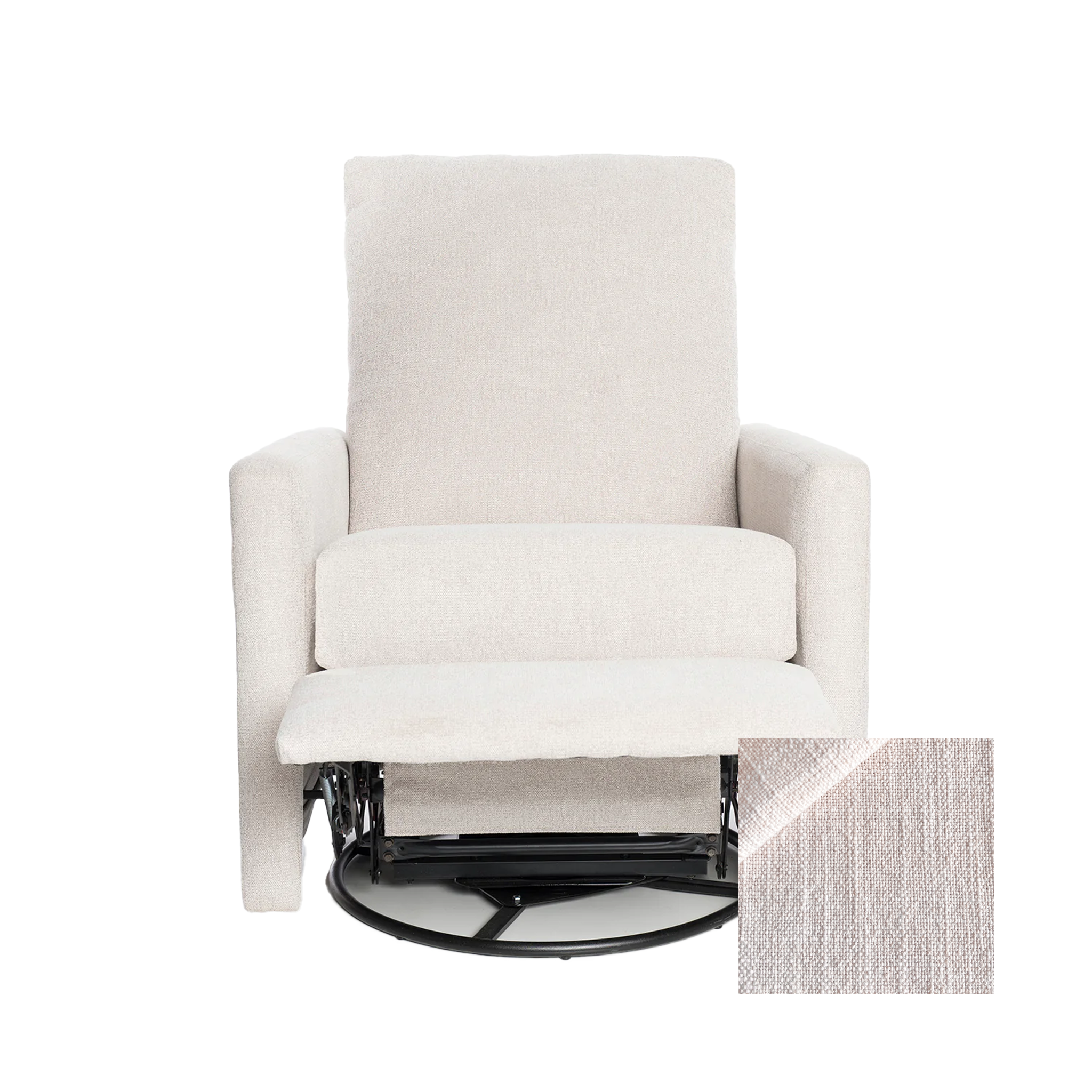 Oilo Drew Gliding Swivel Nursery Recliner - Tots to Teens Furniture