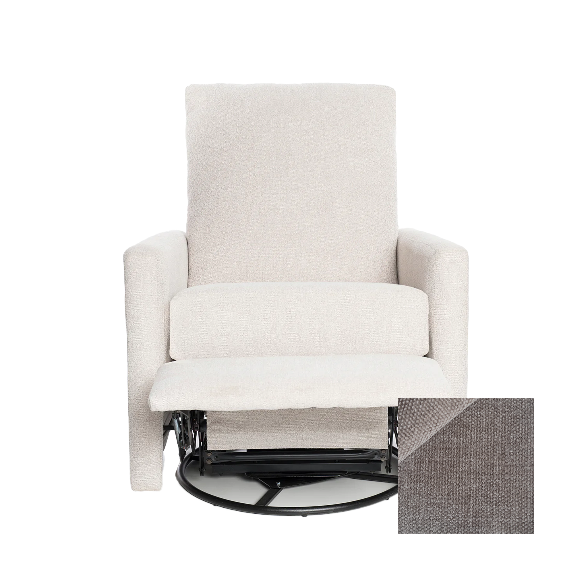 Oilo Drew Gliding Swivel Nursery Recliner - Tots to Teens Furniture