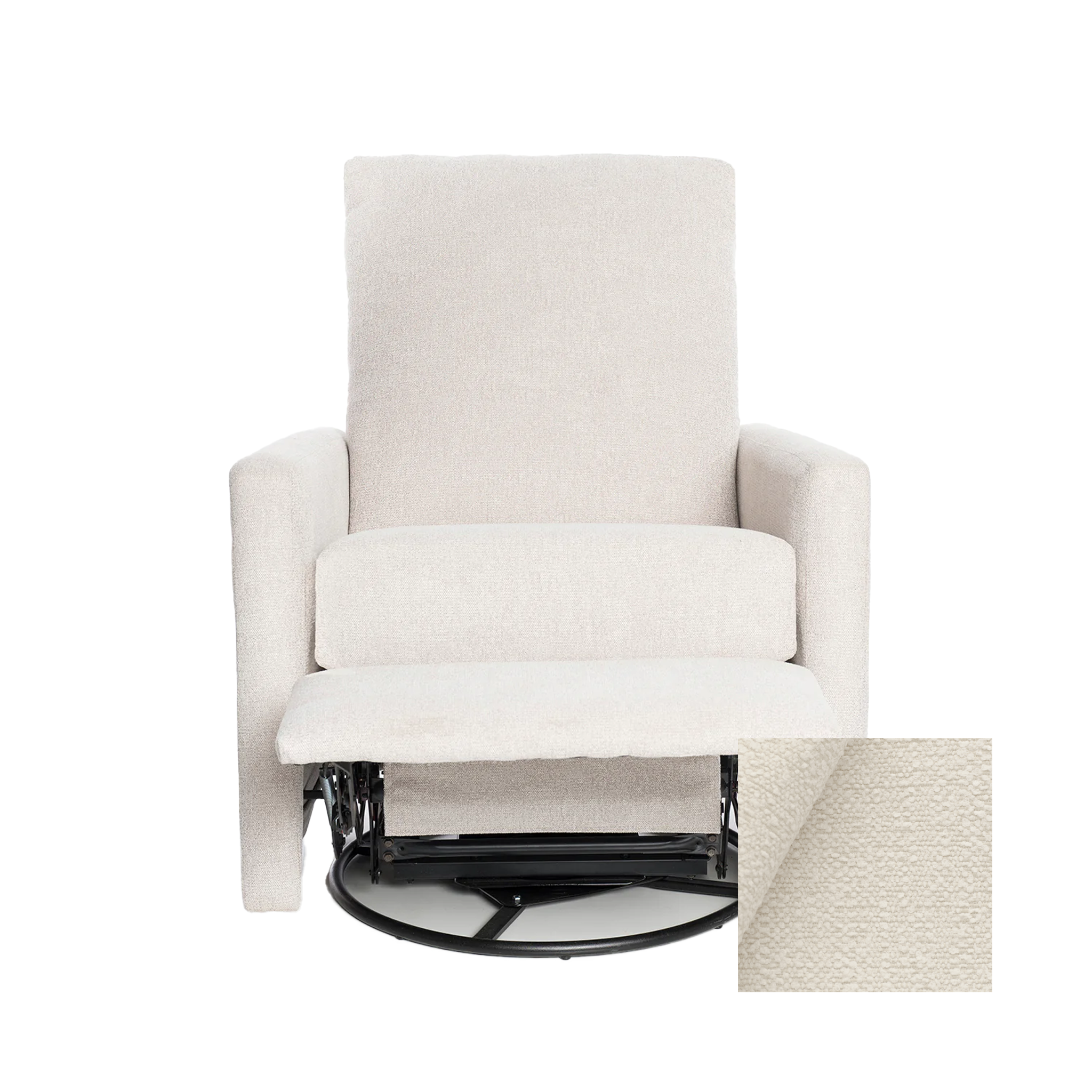 Oilo Drew Gliding Swivel Nursery Recliner - Tots to Teens Furniture