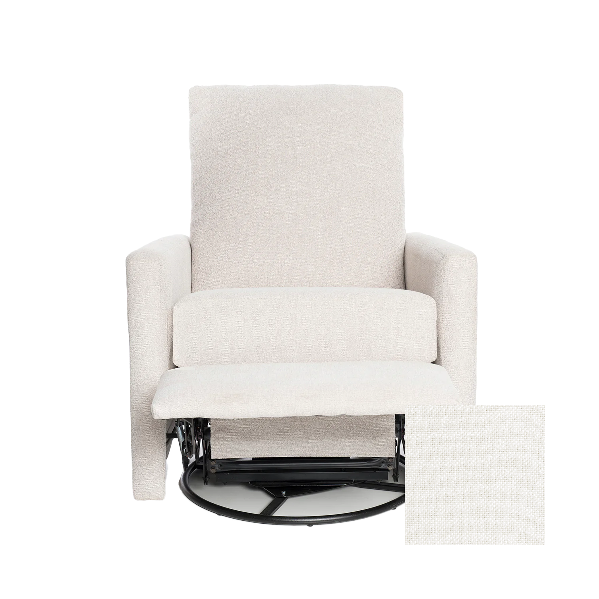 Oilo Drew Gliding Swivel Nursery Recliner - Tots to Teens Furniture